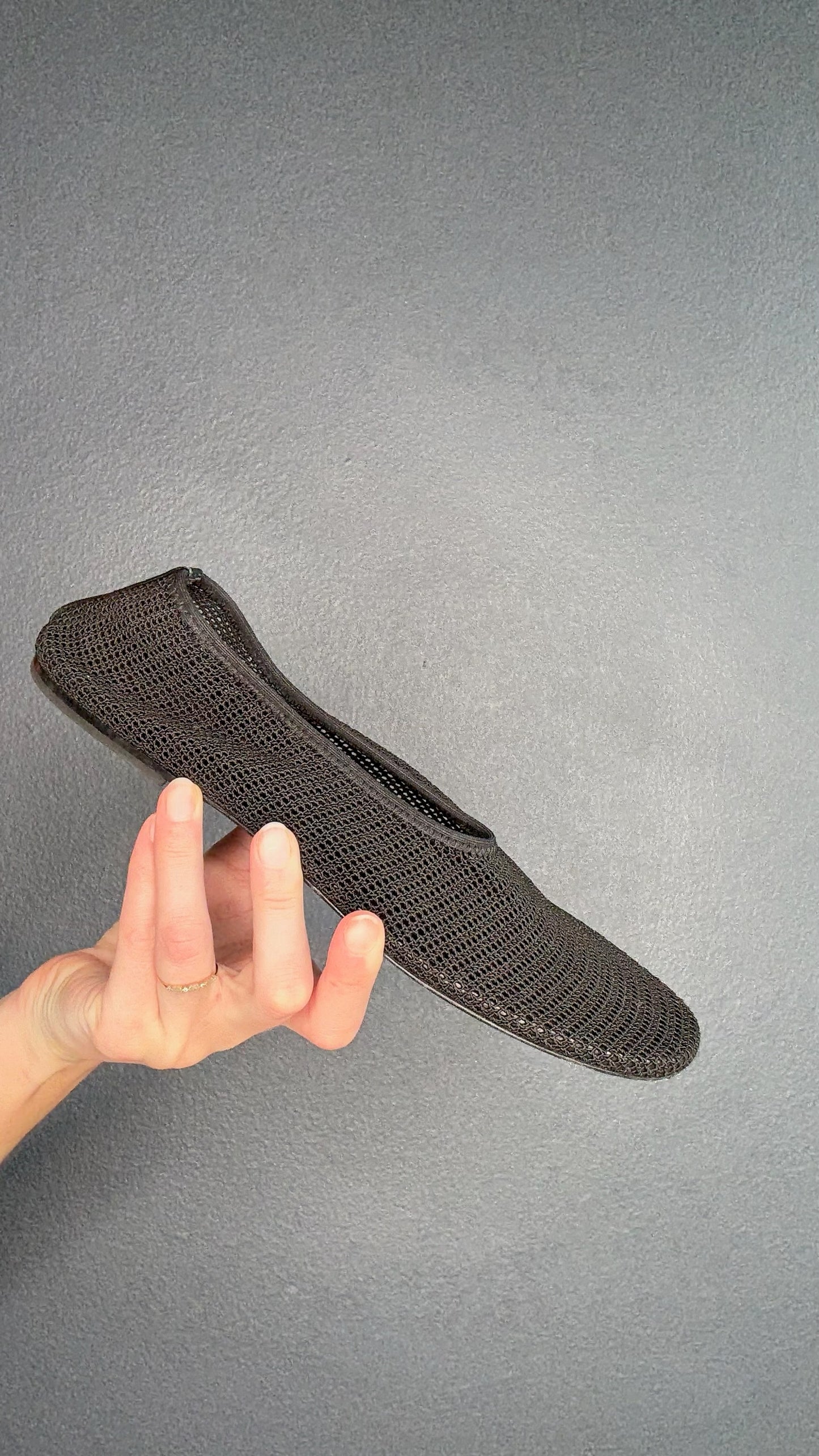 Khaite Black Ballet Flats
