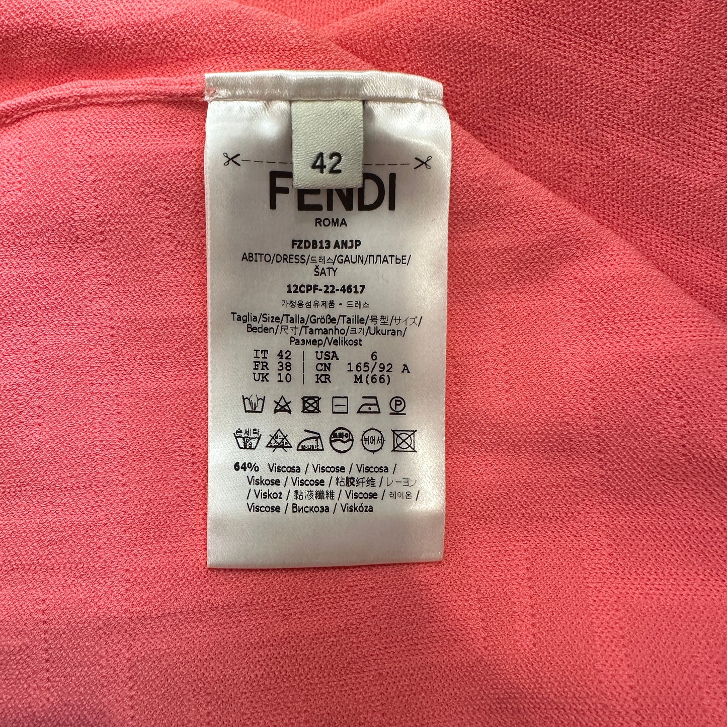 Logo Printed Dress - M No