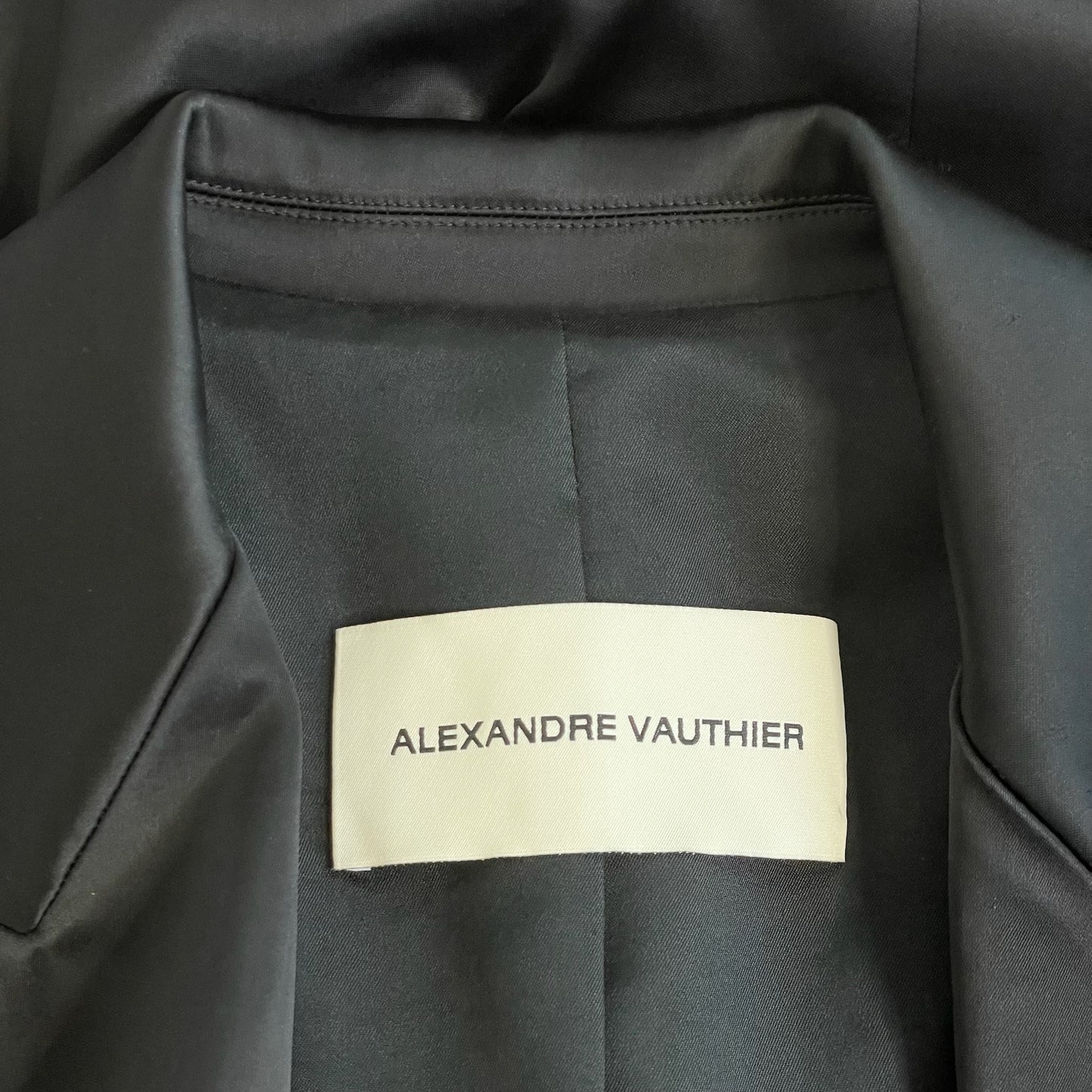 Black Satin Dress - XS