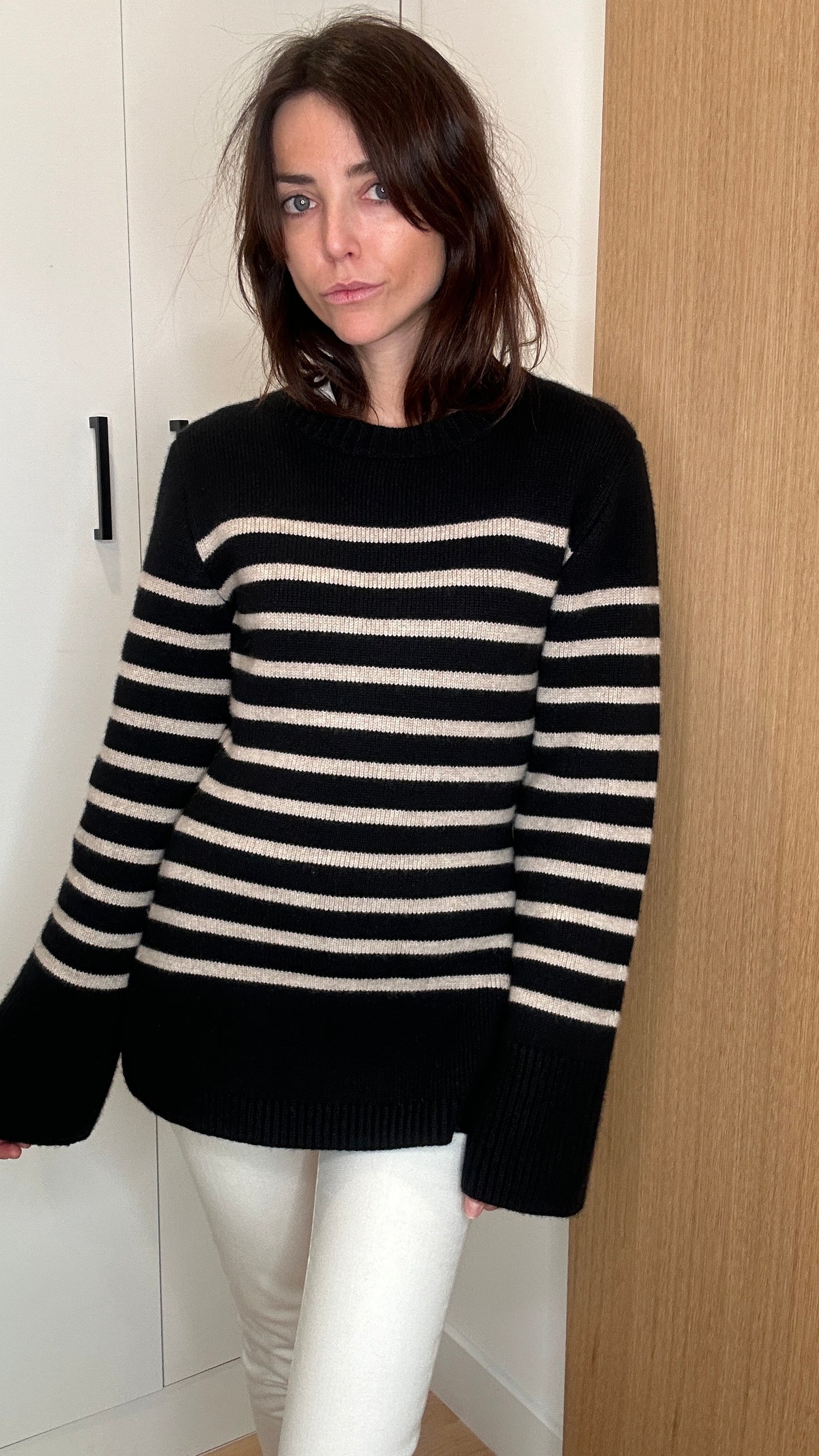 Striped Cashmere Sweater - S