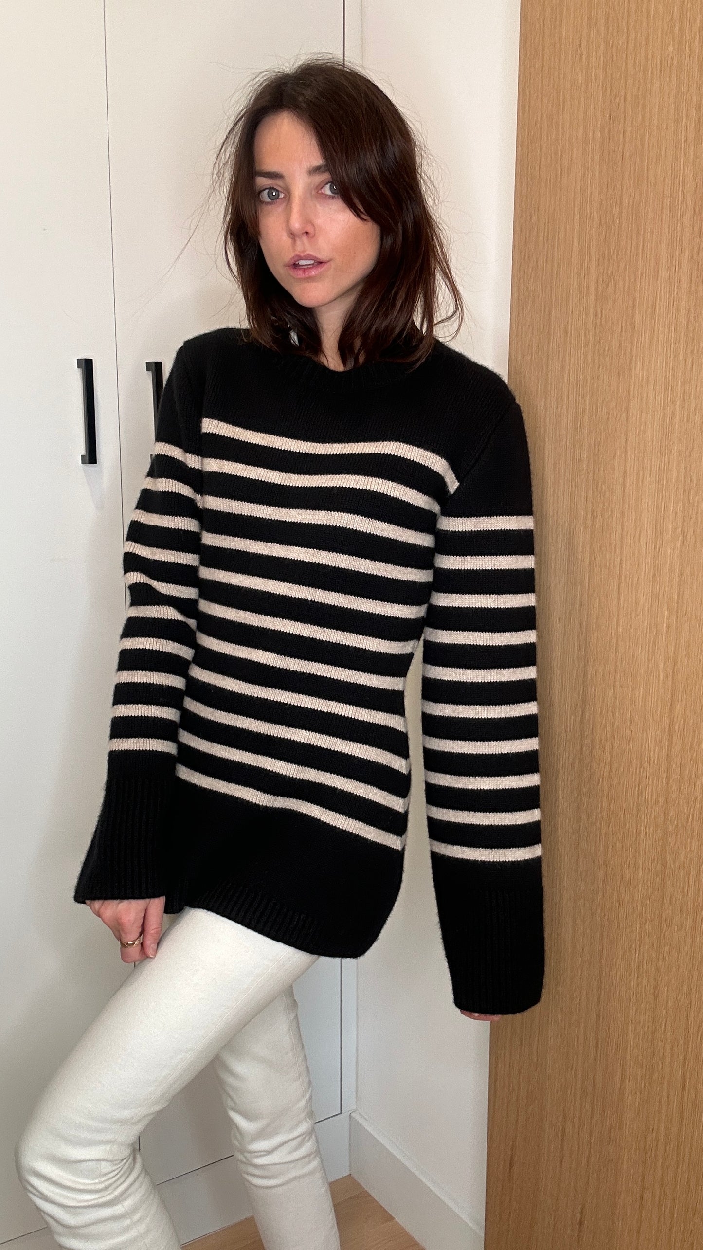 Striped Cashmere Sweater - S