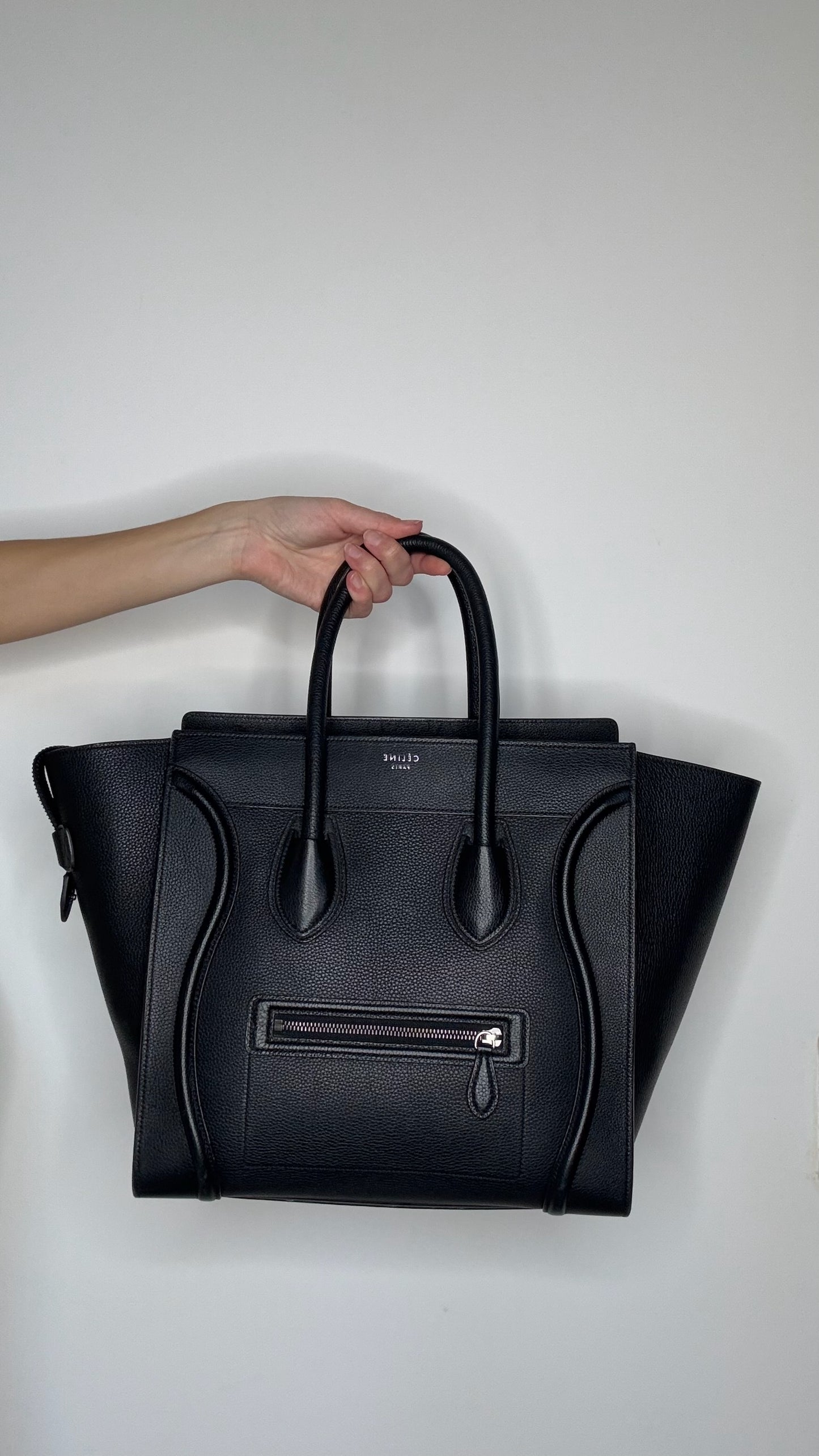 Black Mini Luggage Tote