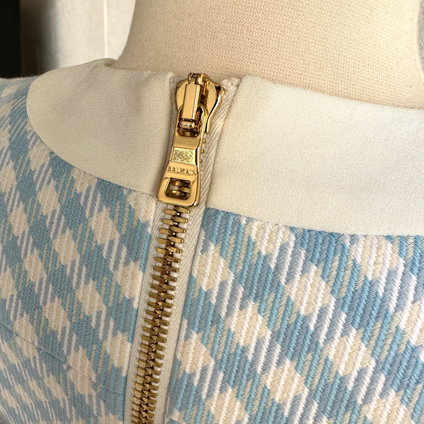 Blue & White Dress - S