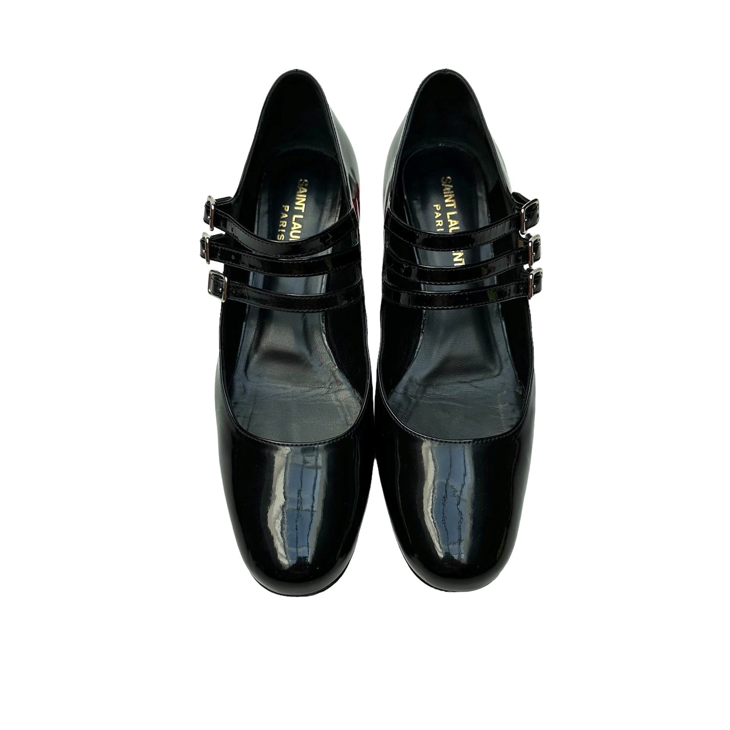 Black Patent Heels - 6.5