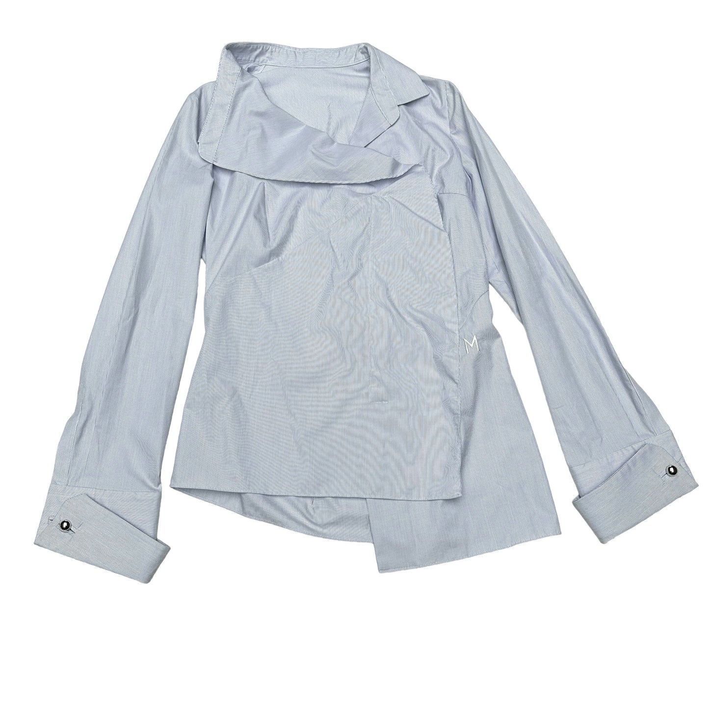 Light Blue Asymmetrical Shirt - M