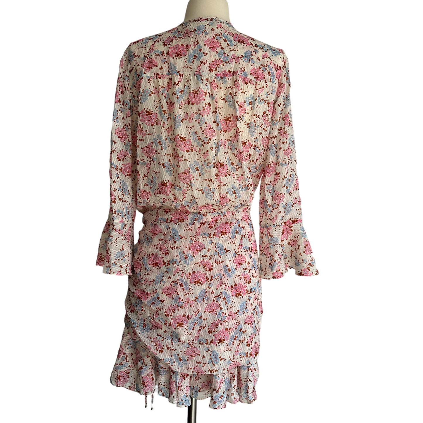 Pink Floral Dress - M