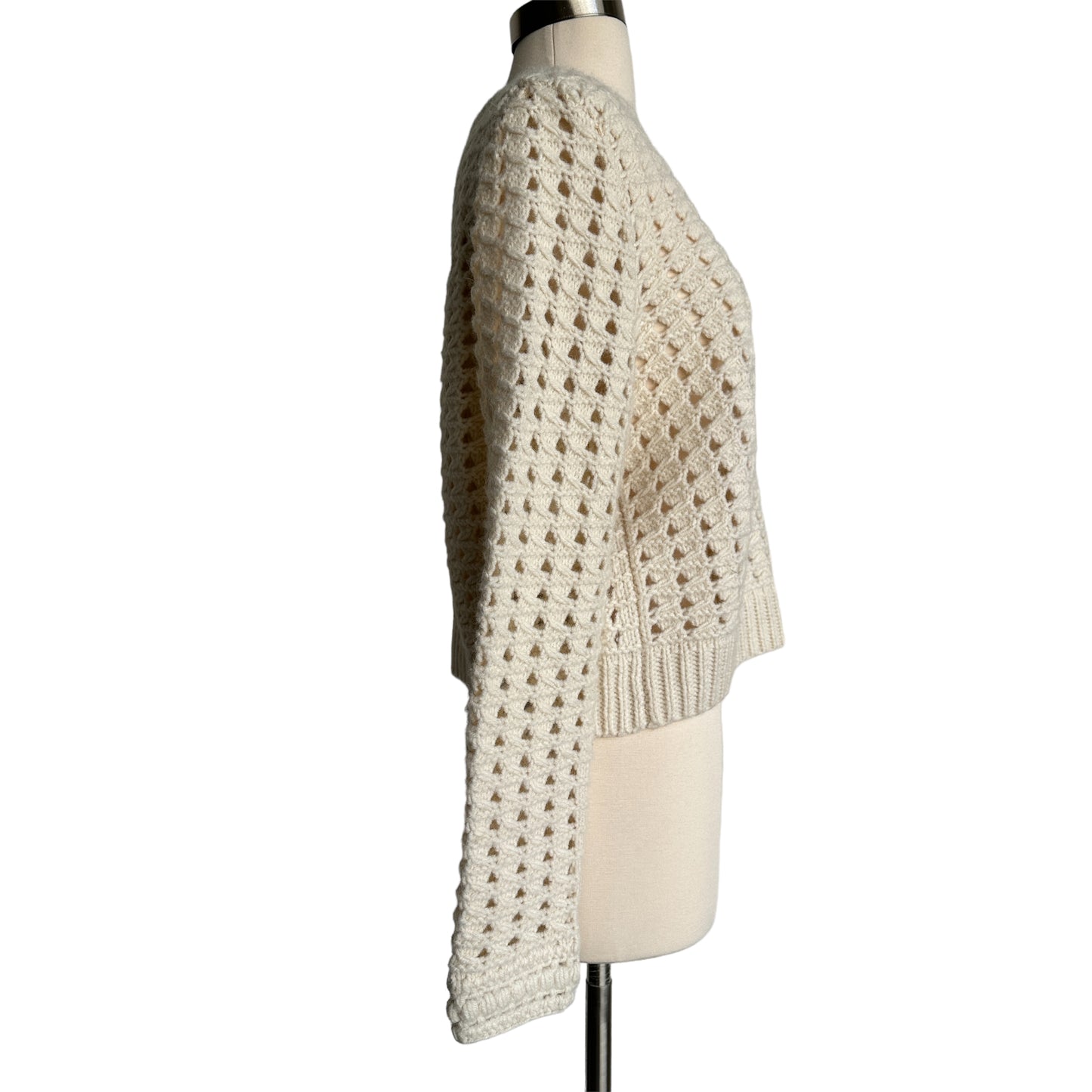 Beige Knits Sweater - S