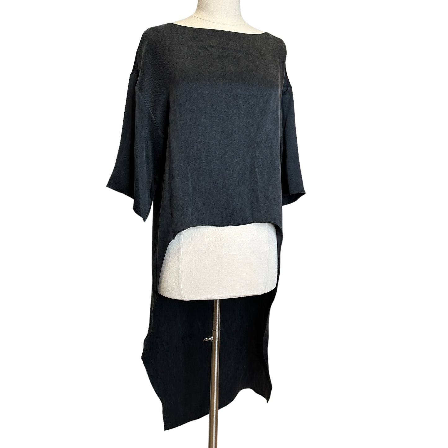 Black Silk Tunic - S