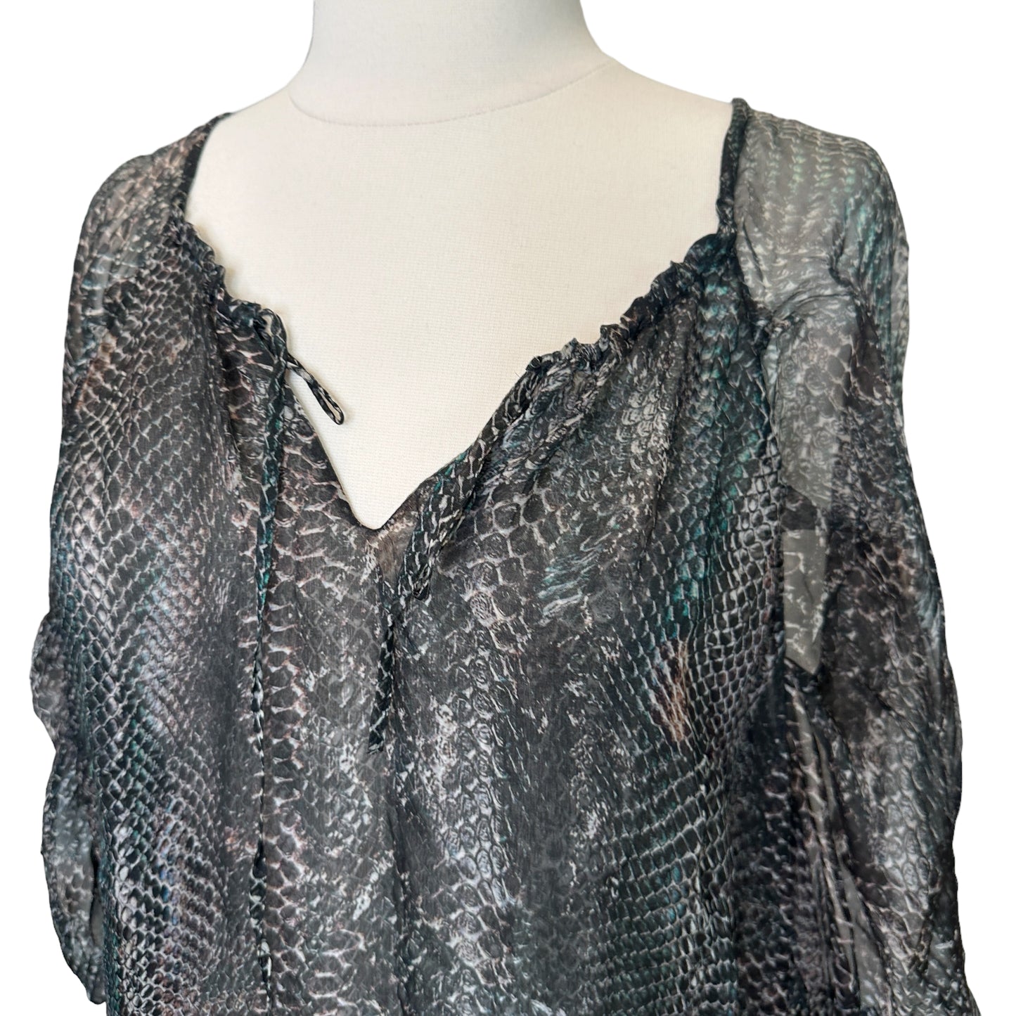 Vintage Silk Blouse - S