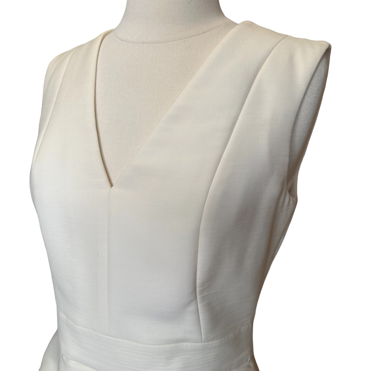 Ivory Peplum Top - M