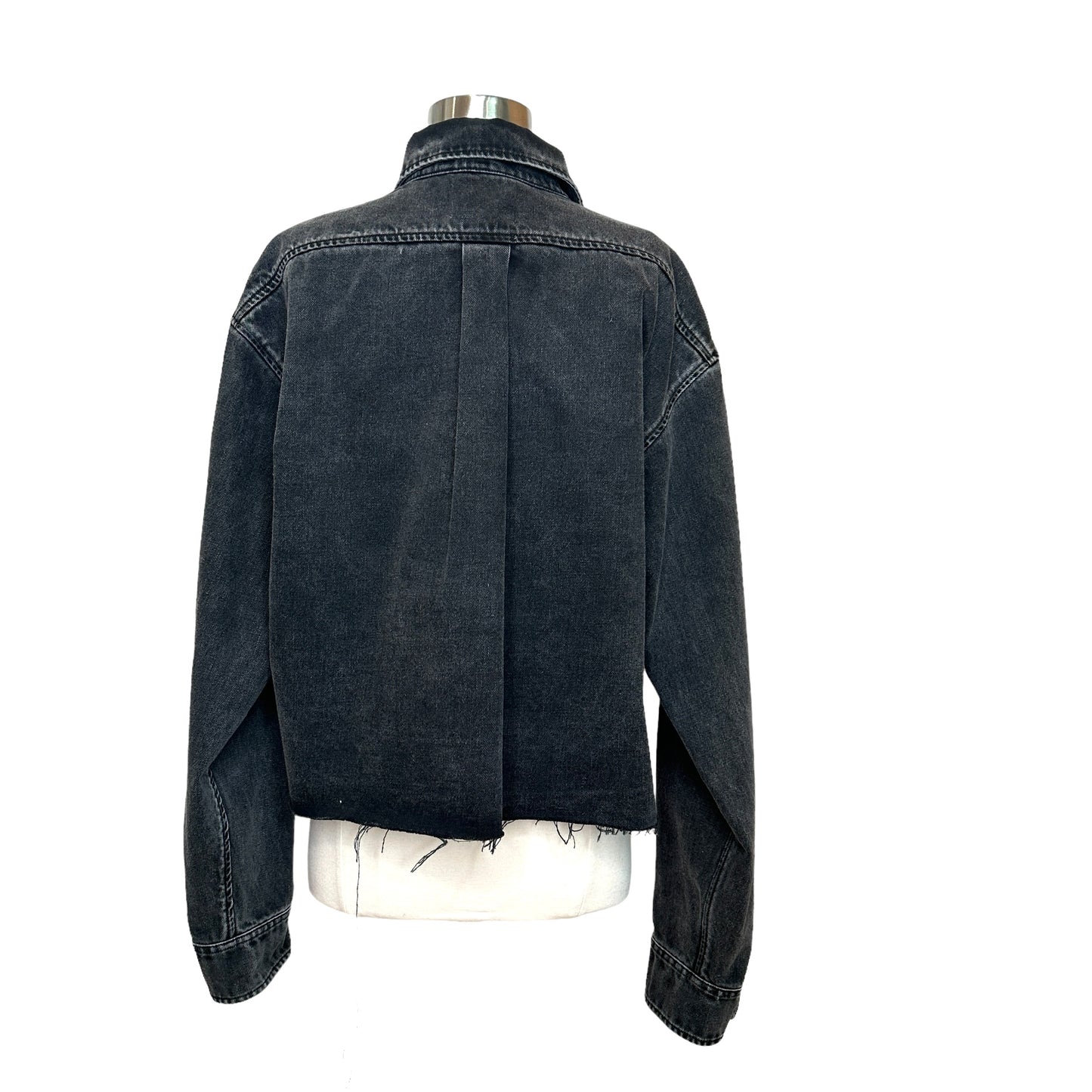 Back Denim Logo Shirt - L