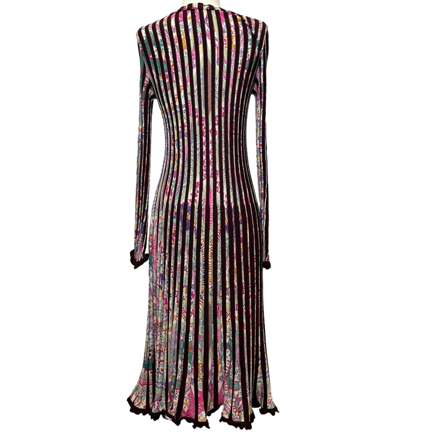 Printed Midi Dress - M