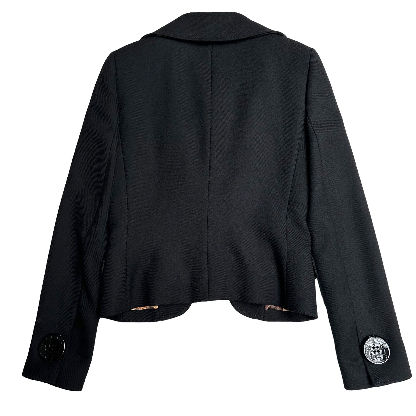 Black Lace, Faux-Pearl & Sequins Jacket - L