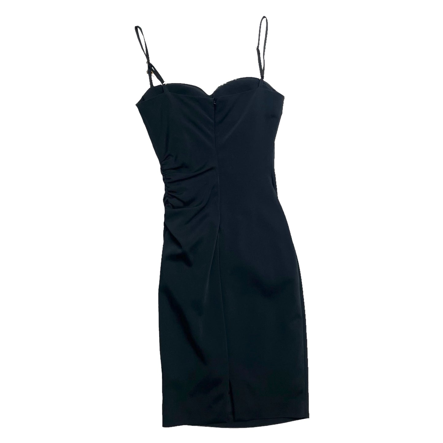 Black Bustier Mini Dress - S