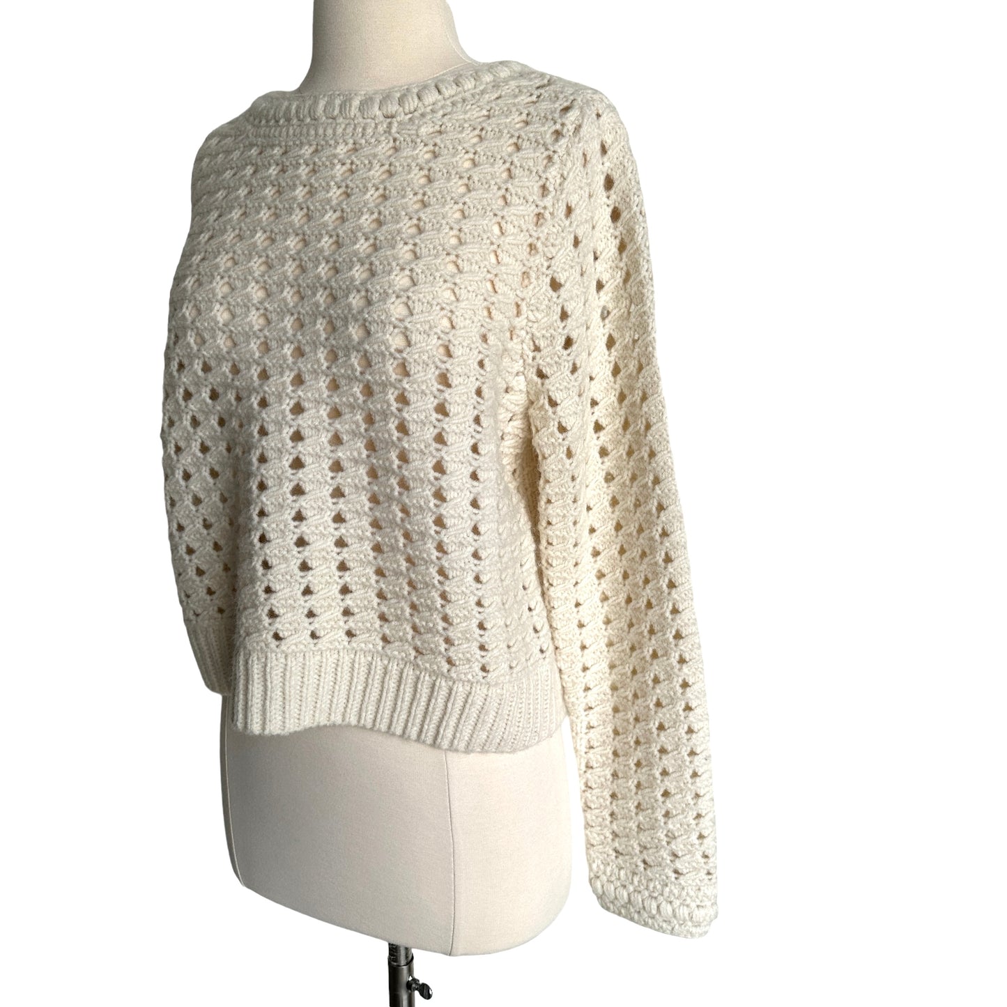 Beige Knits Sweater - S