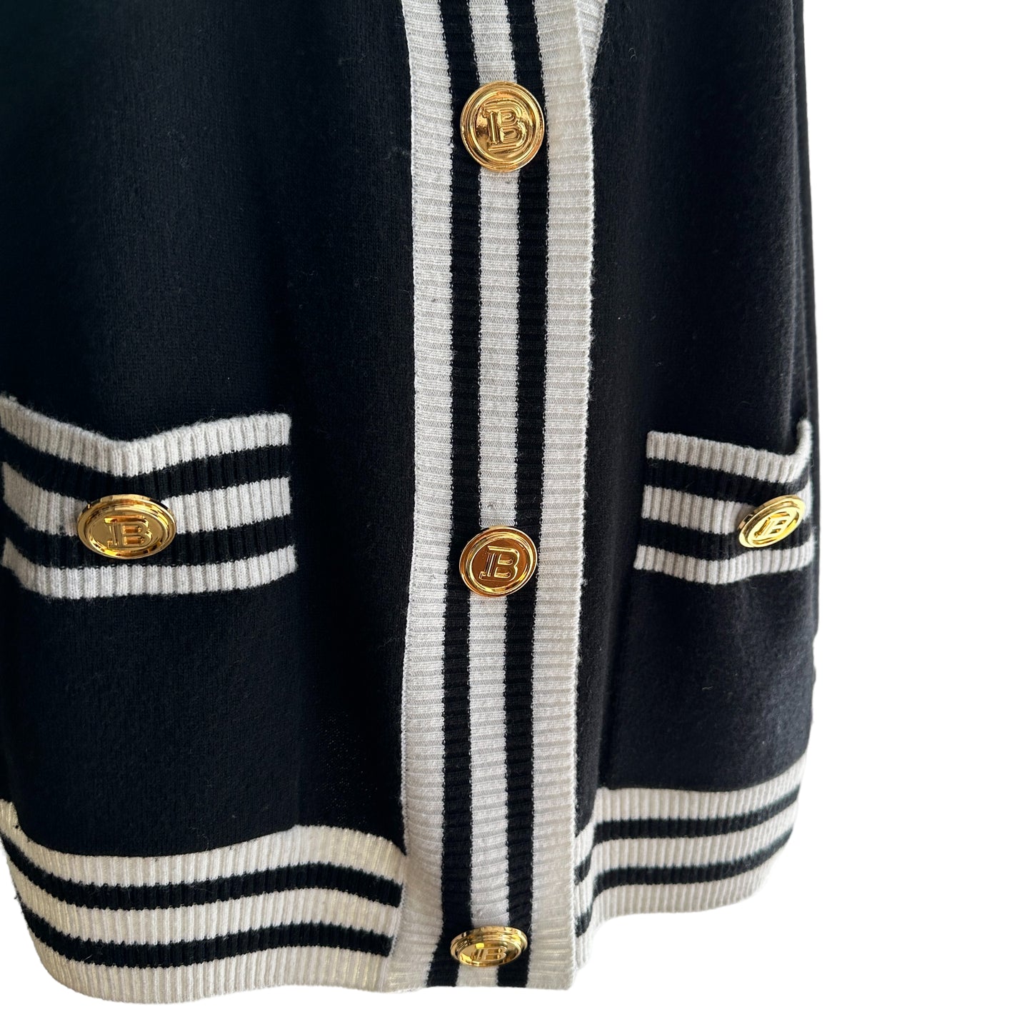 Oversized Logo Cardigan - M