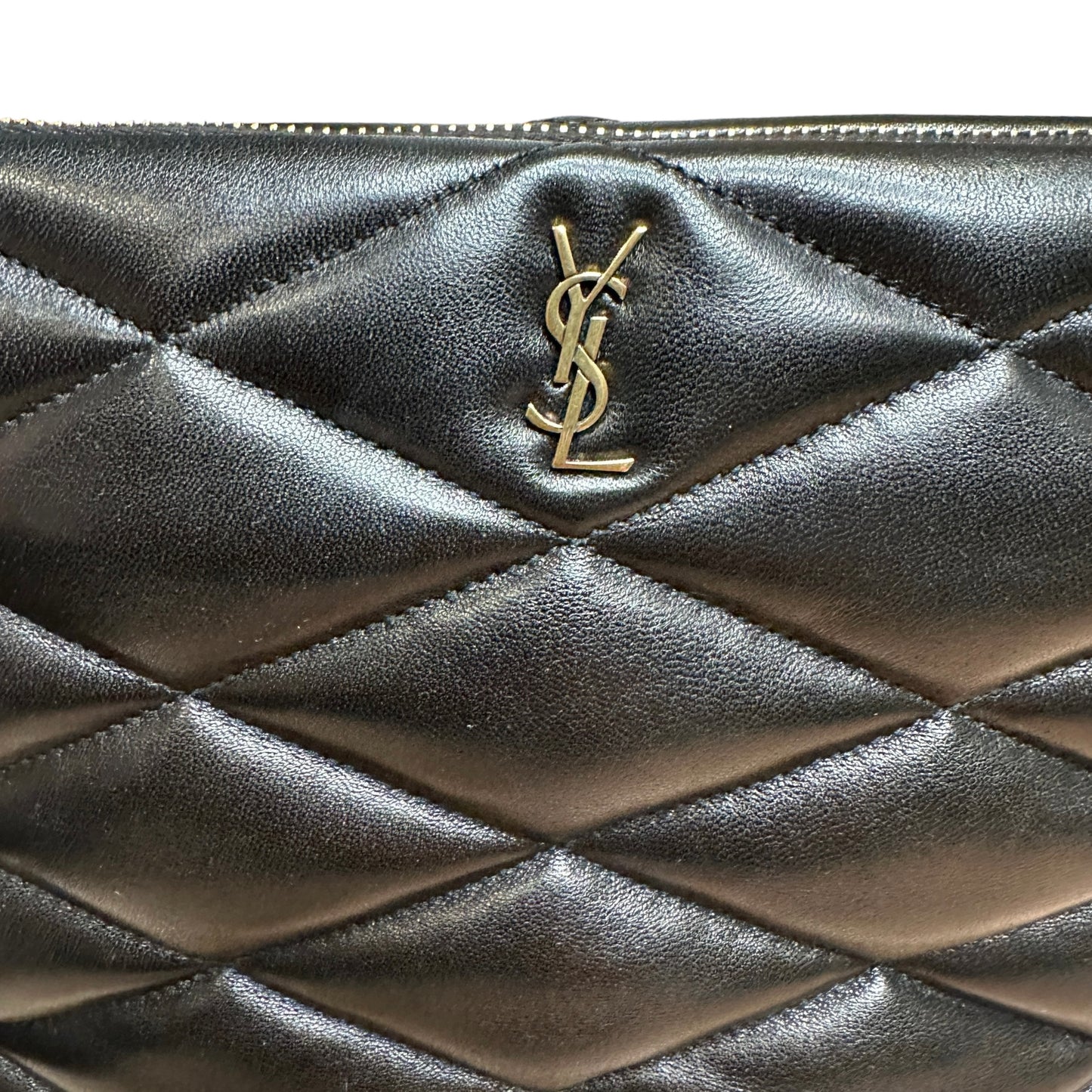 Black Padded Day Clutch