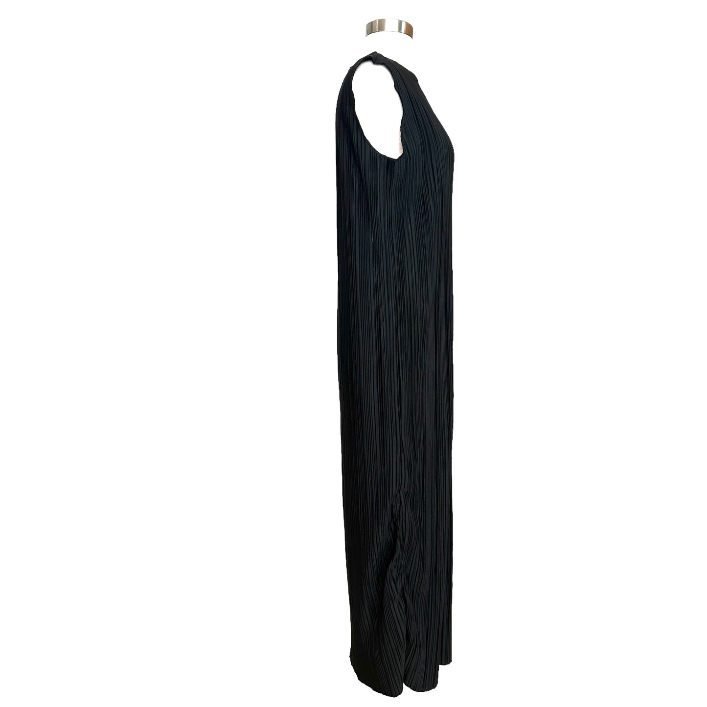 Black Crinkled Dress - S