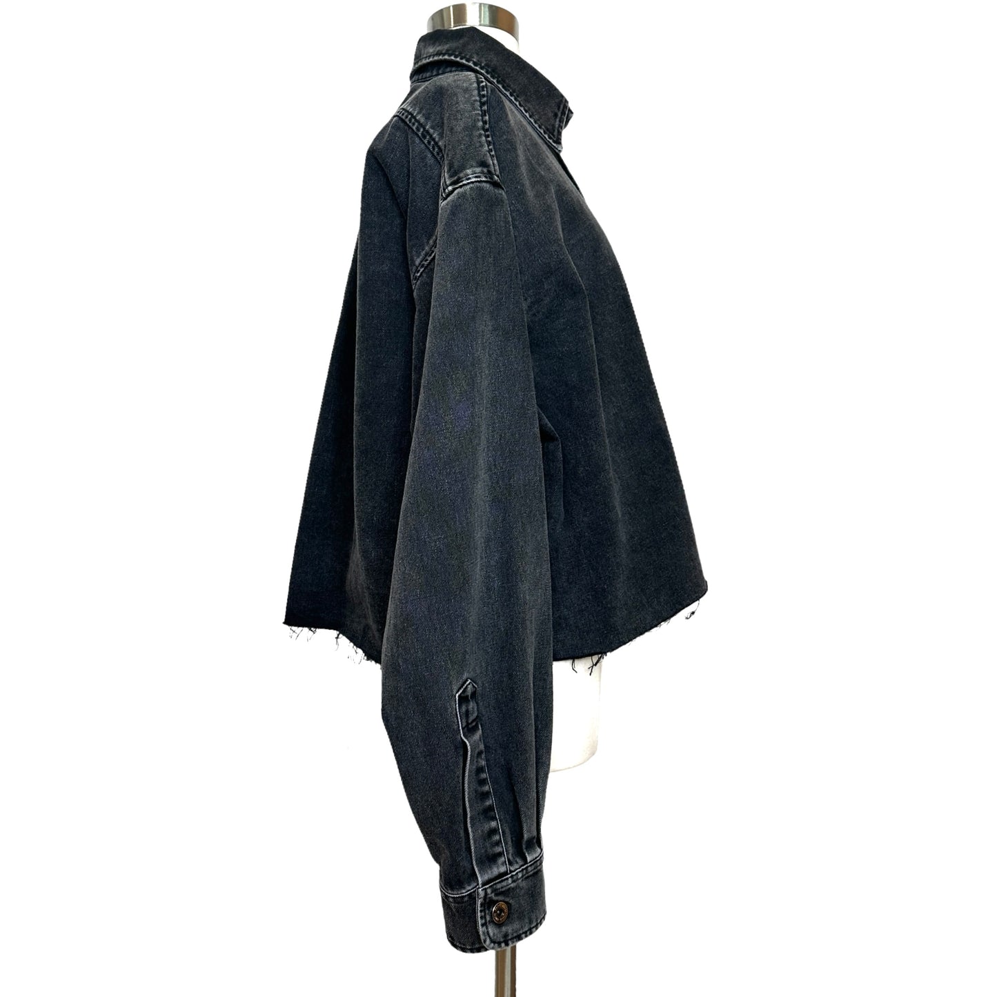 Back Denim Logo Shirt - L