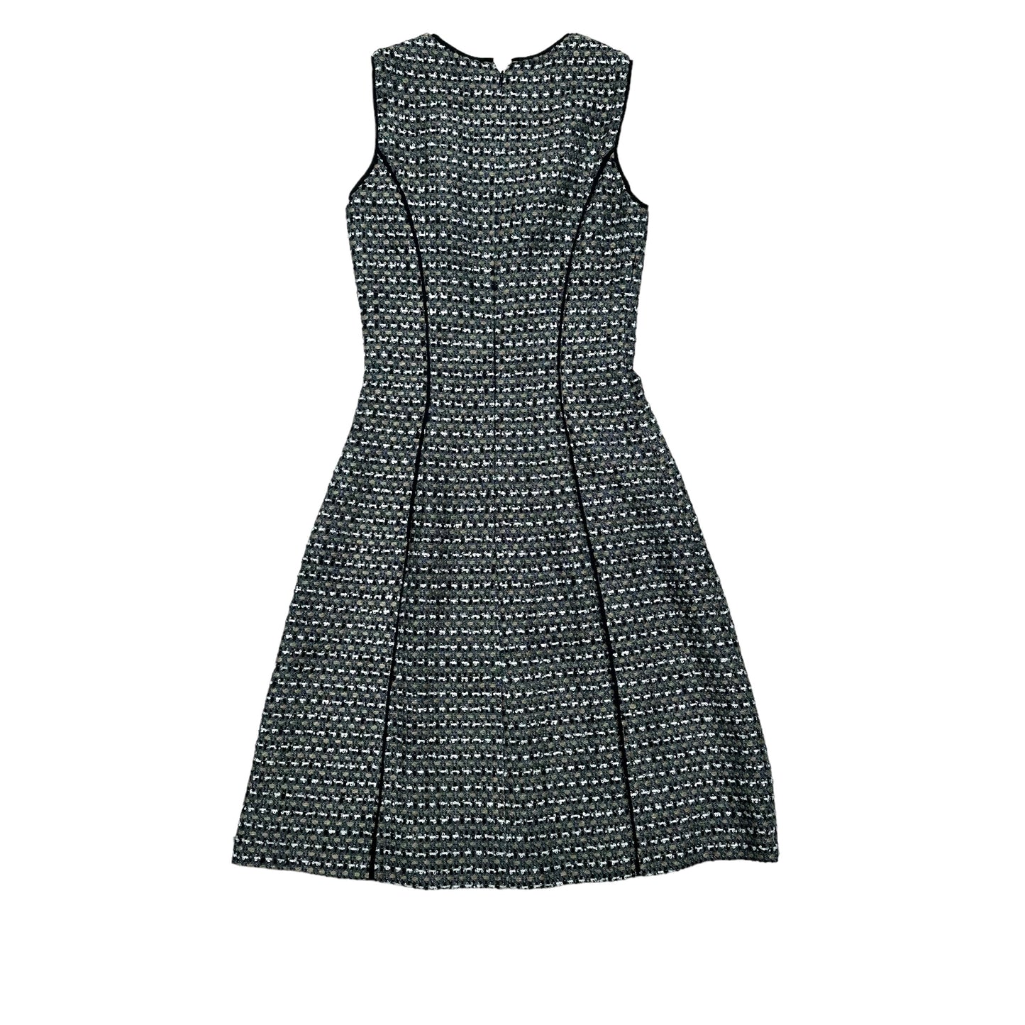 Black & White Tweed Dress - 2