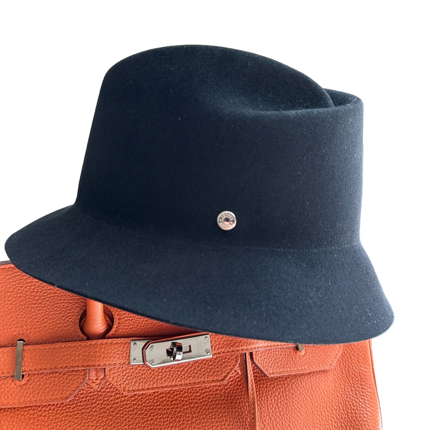 Black Felt Hat - 57