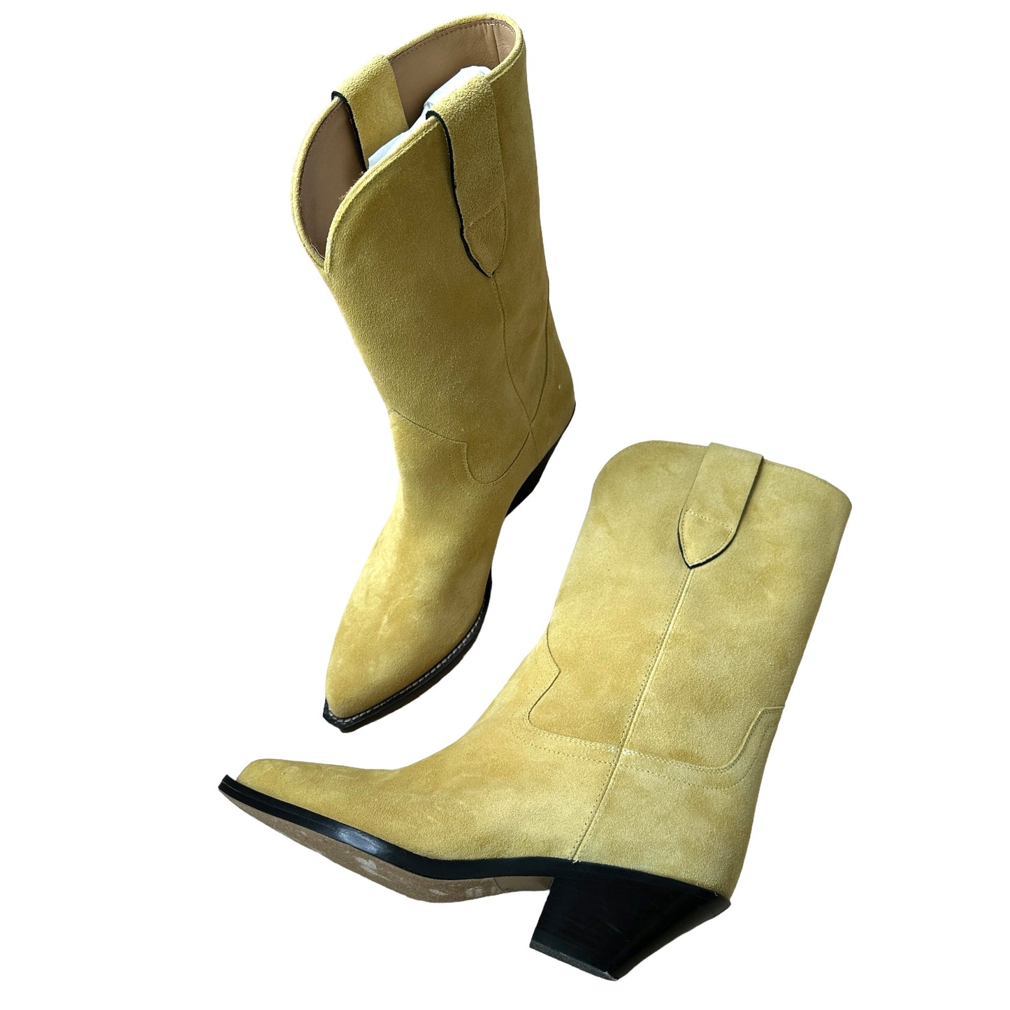 Suede Cowboy Boots - 8