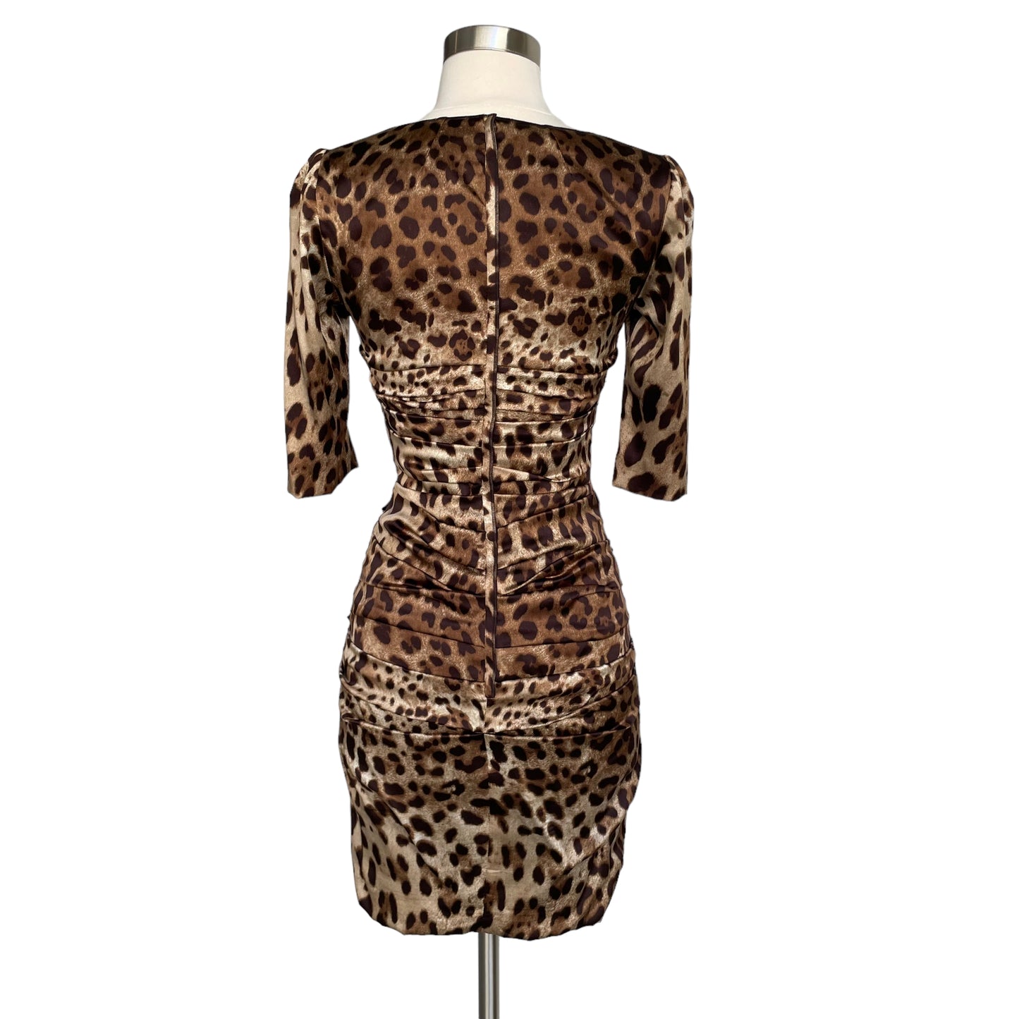 Leopard Silk Dress - XS