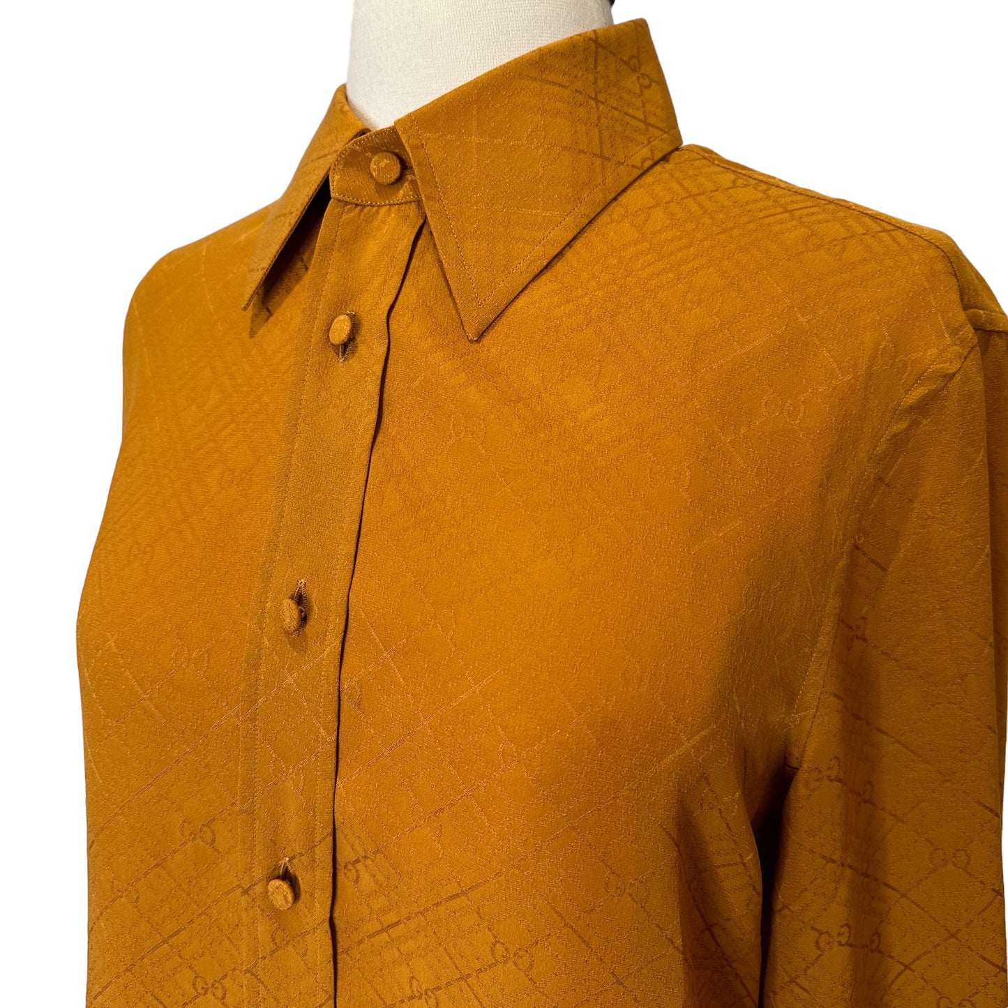 GG Logo 2020 Silk Shirt - L