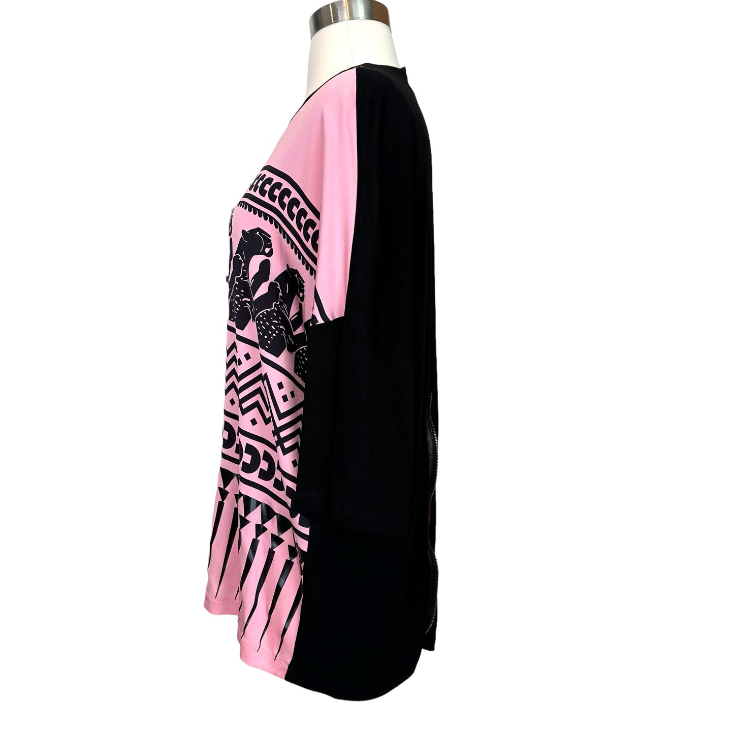 Printed Oversized Blouse - L