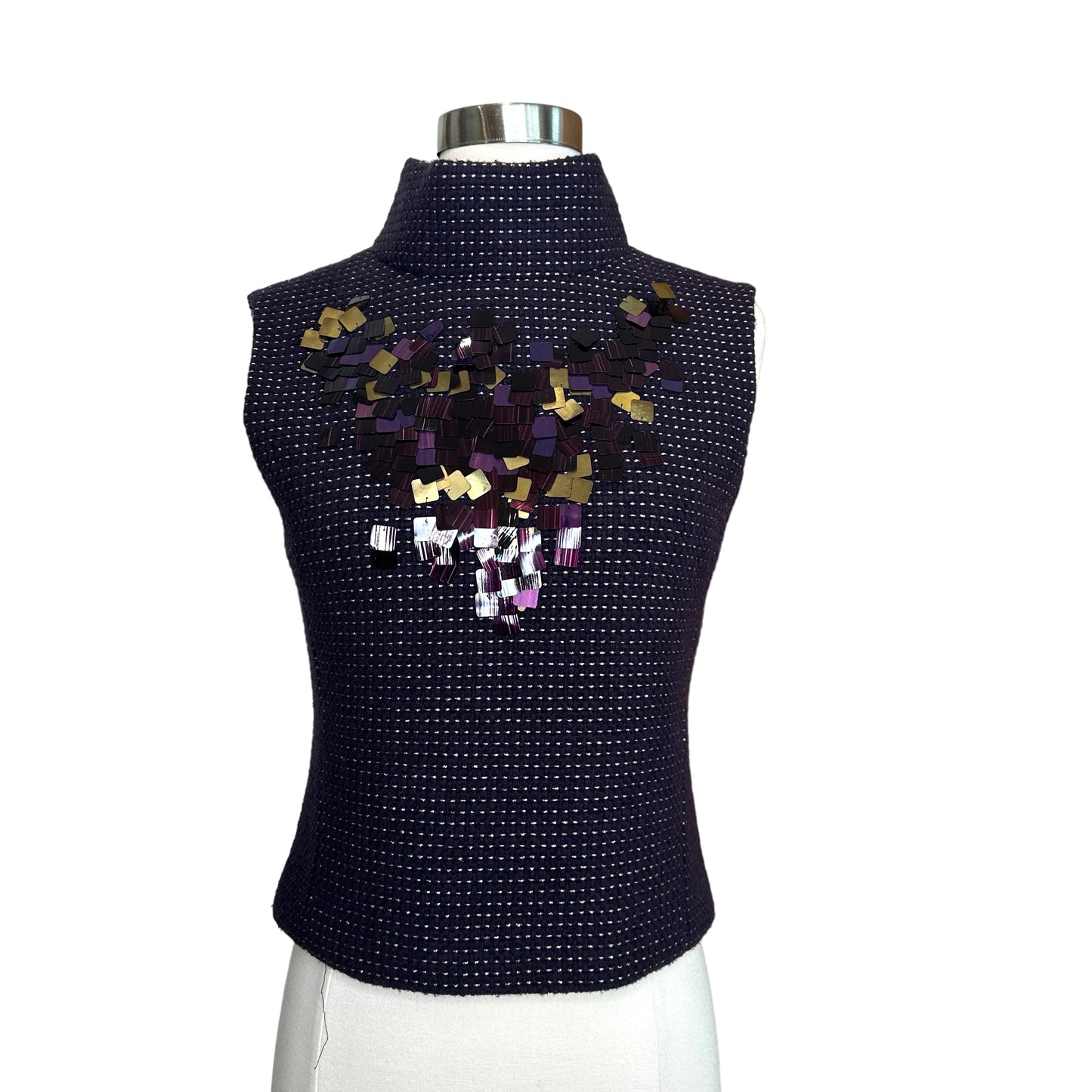 Sequins Purple Top - S