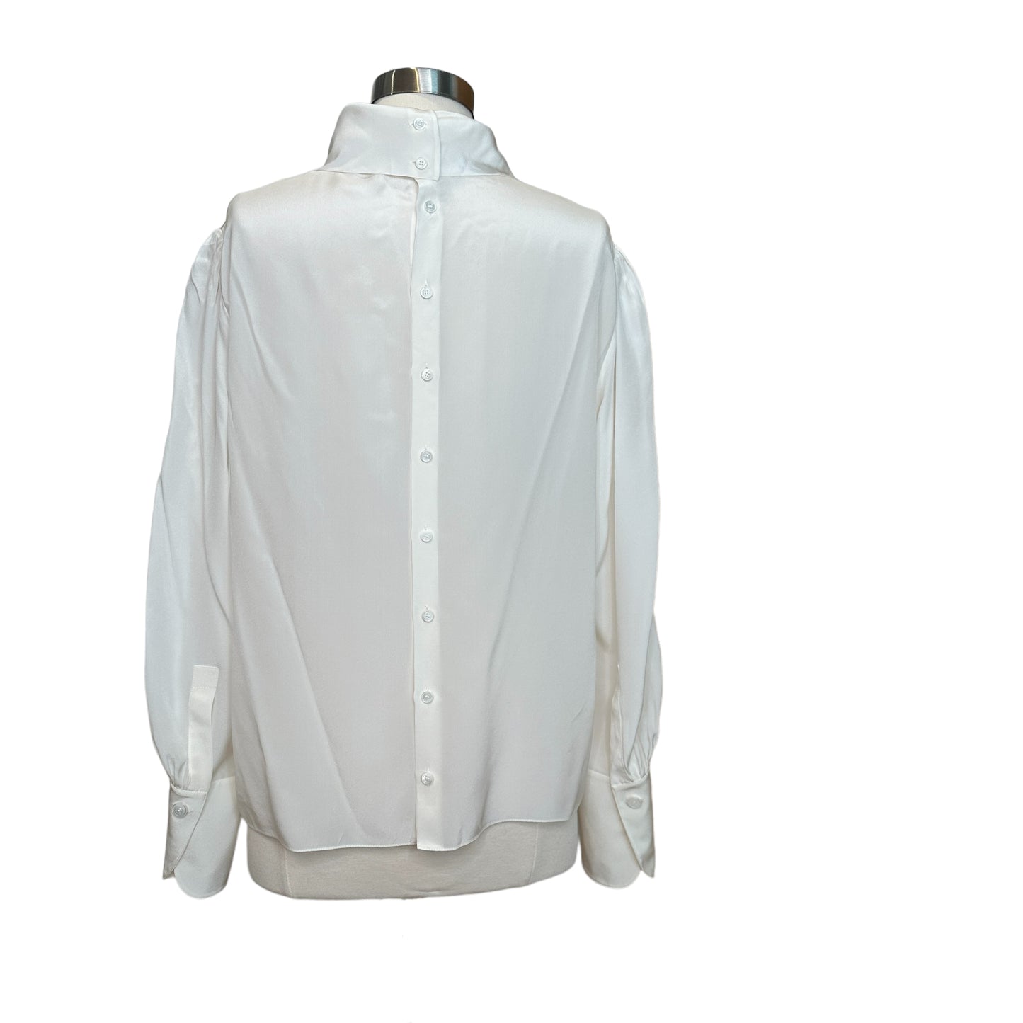 Ivory Silk Blouse - XL