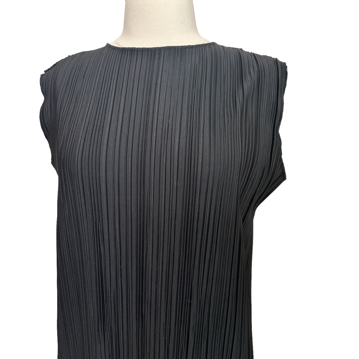 Black Crinkled Dress - S