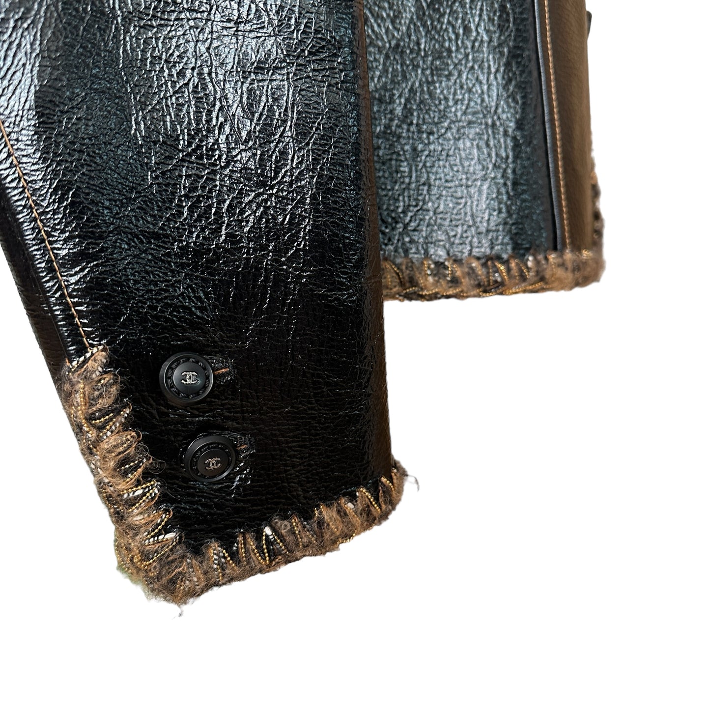 Reversible Leather Jacket - L