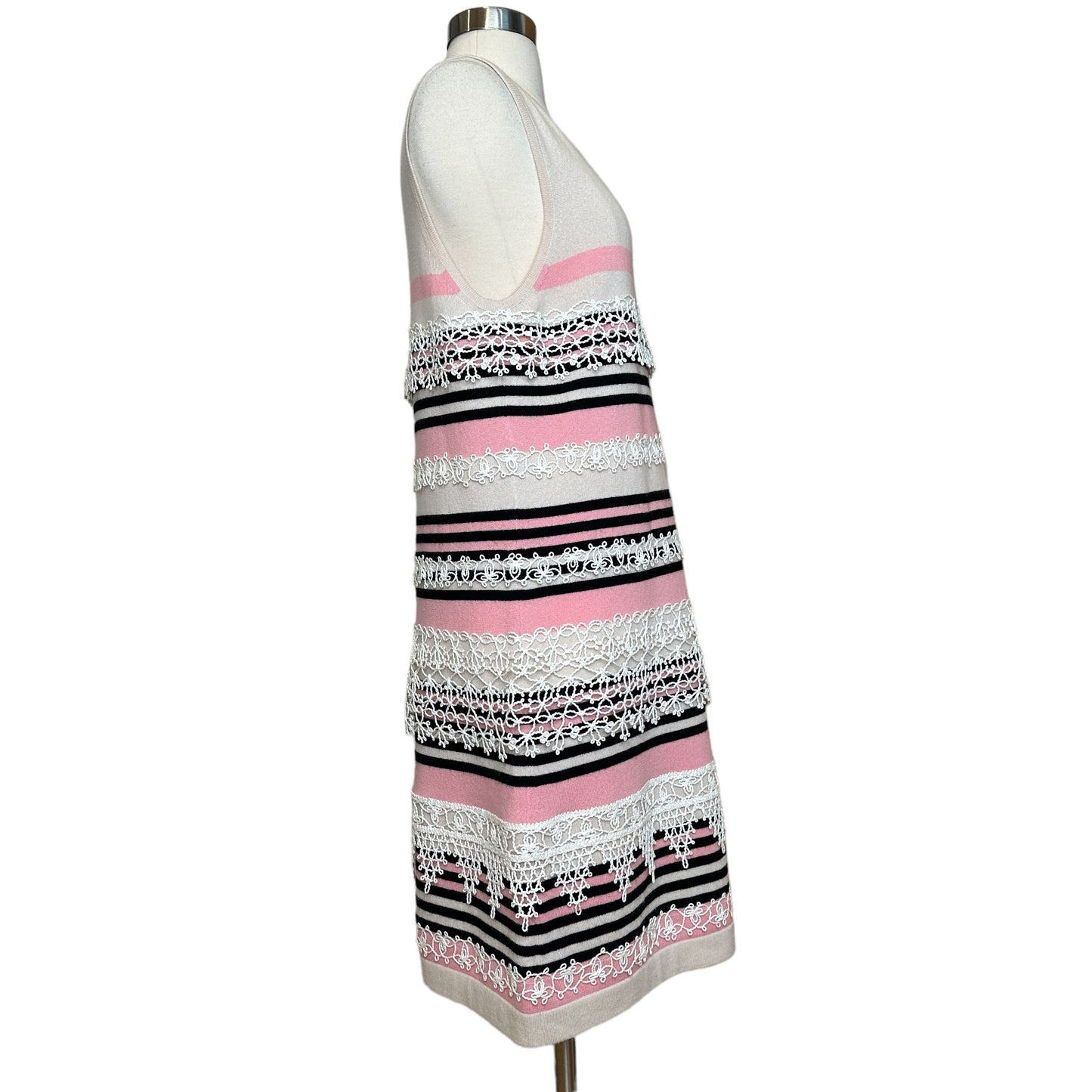 Cashmere Striped Dress - L