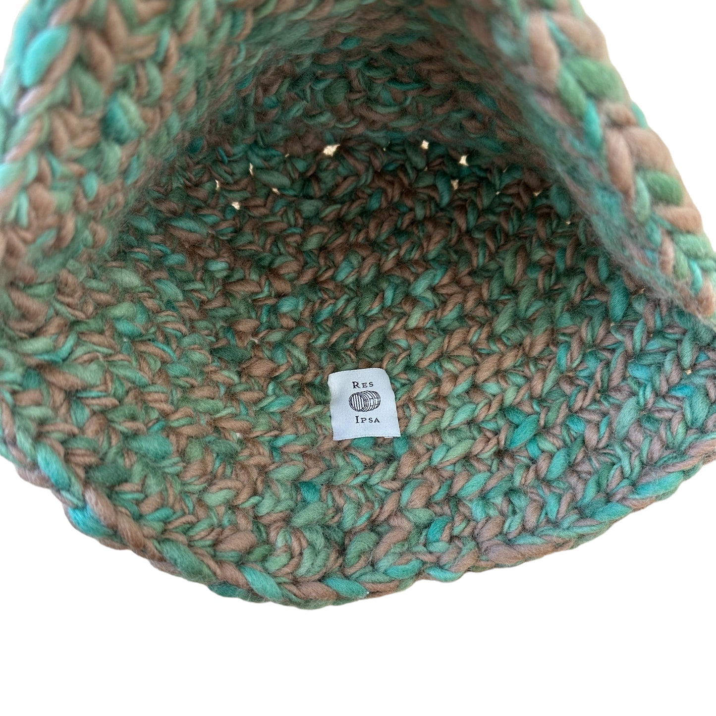 Green Wool Crochet Hat