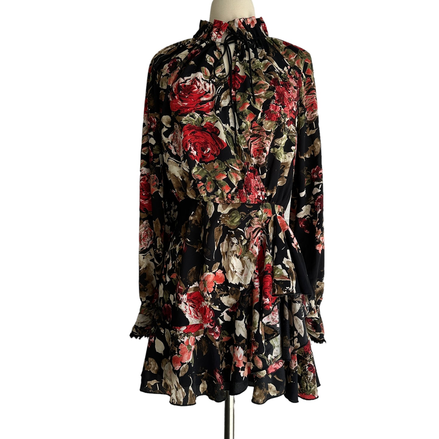 Painted Rose Dress - L
