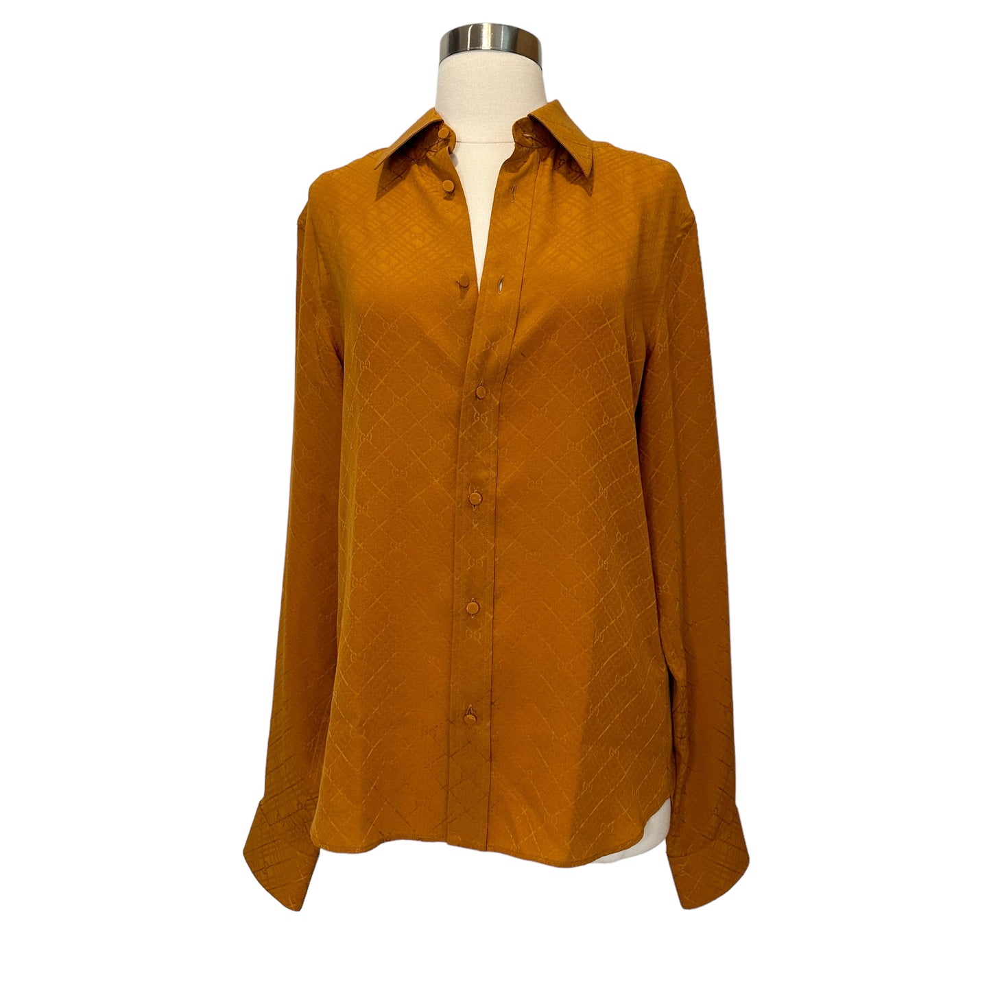GG Logo 2020 Silk Shirt - L