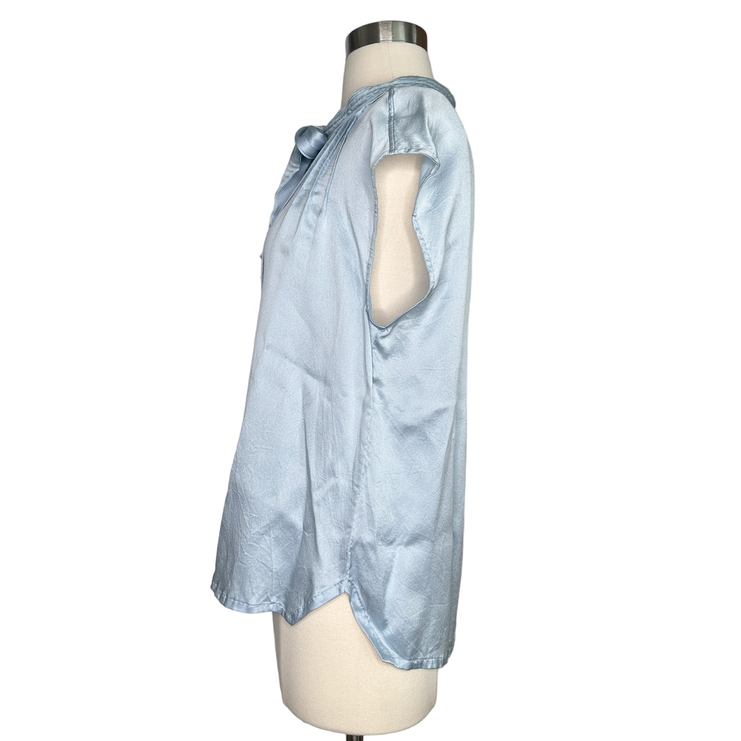 Vintage Silk Blue Top - M
