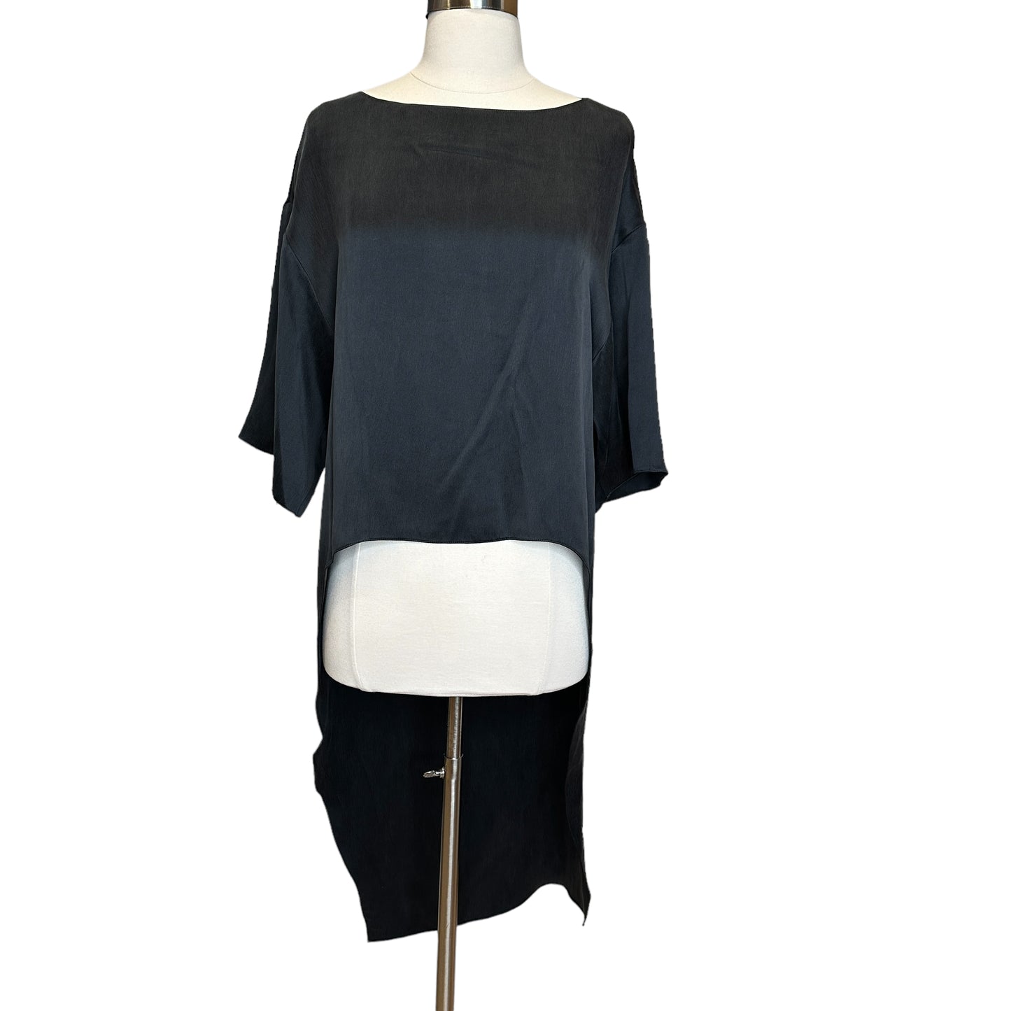 Black Silk Tunic - S