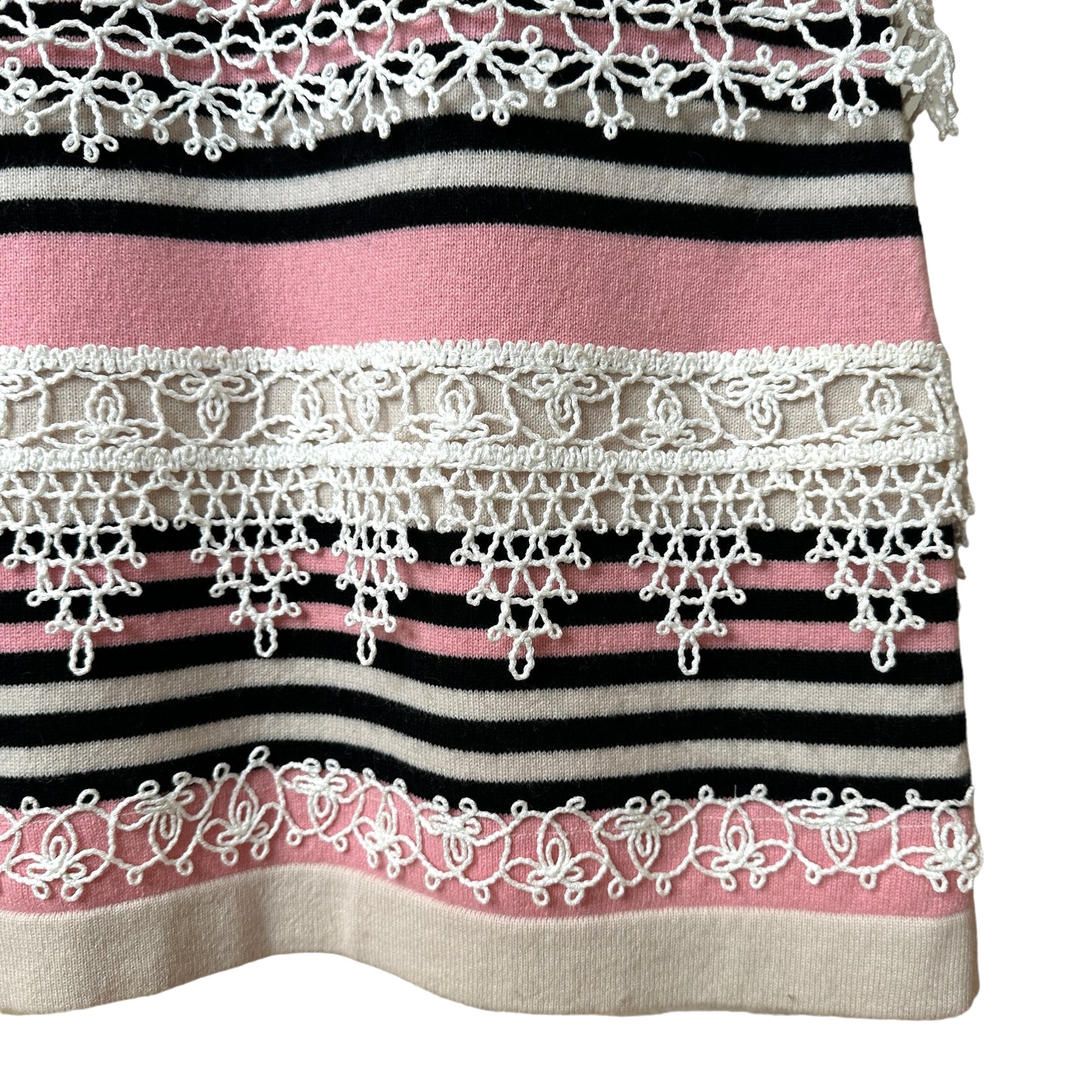 Cashmere Striped Dress - L