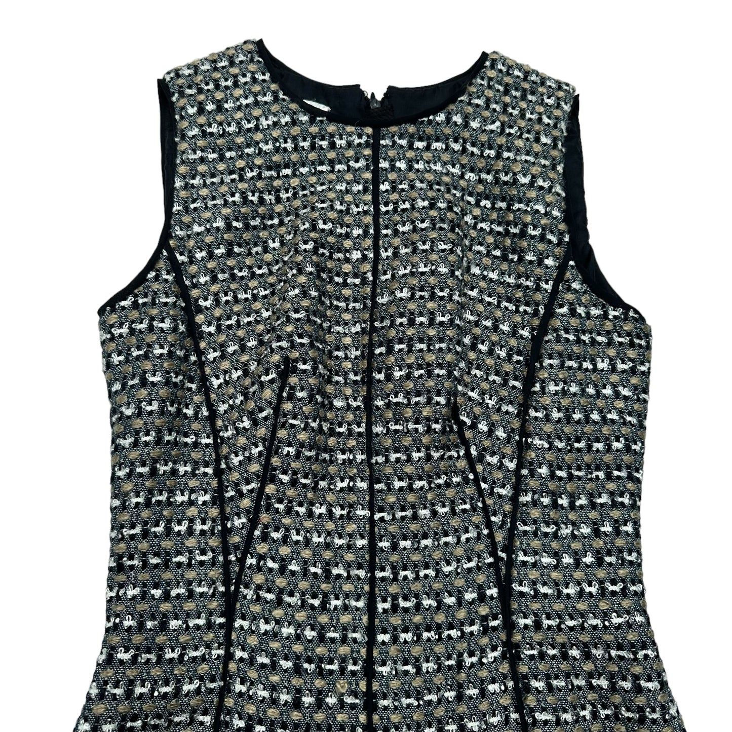 Black & White Tweed Dress - 2