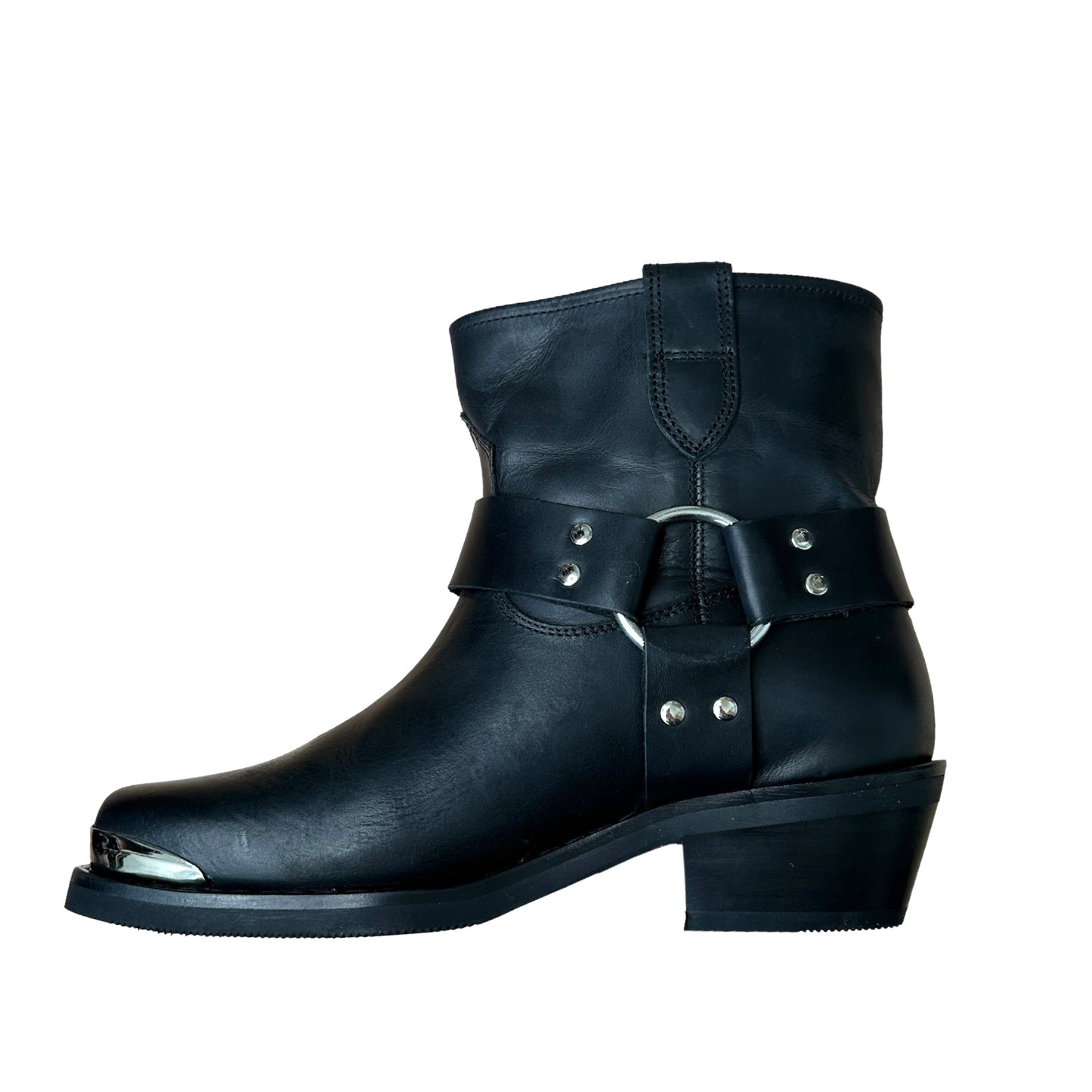 Black Moto Boots - 7