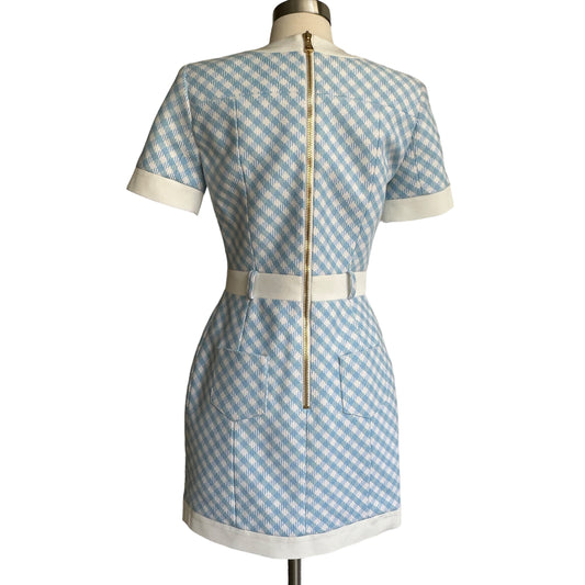 Blue & White Dress - S