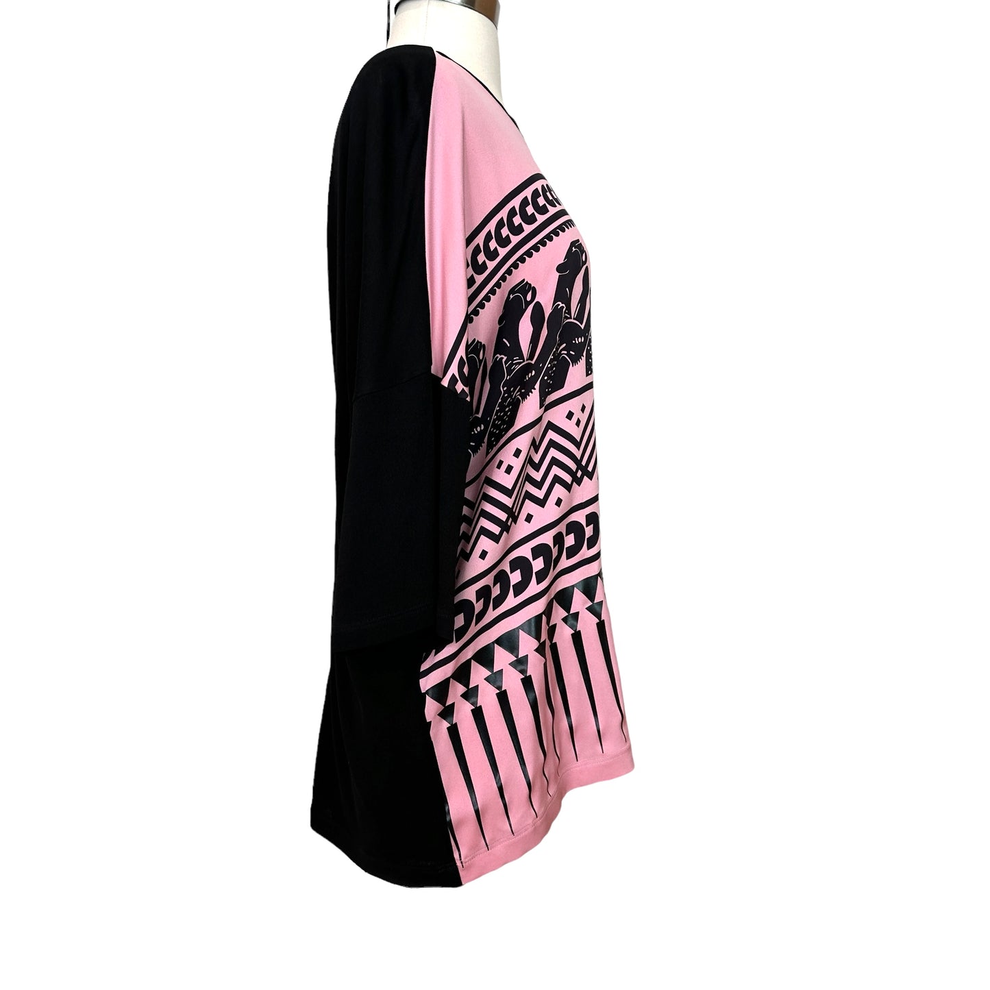 Printed Oversized Blouse - L