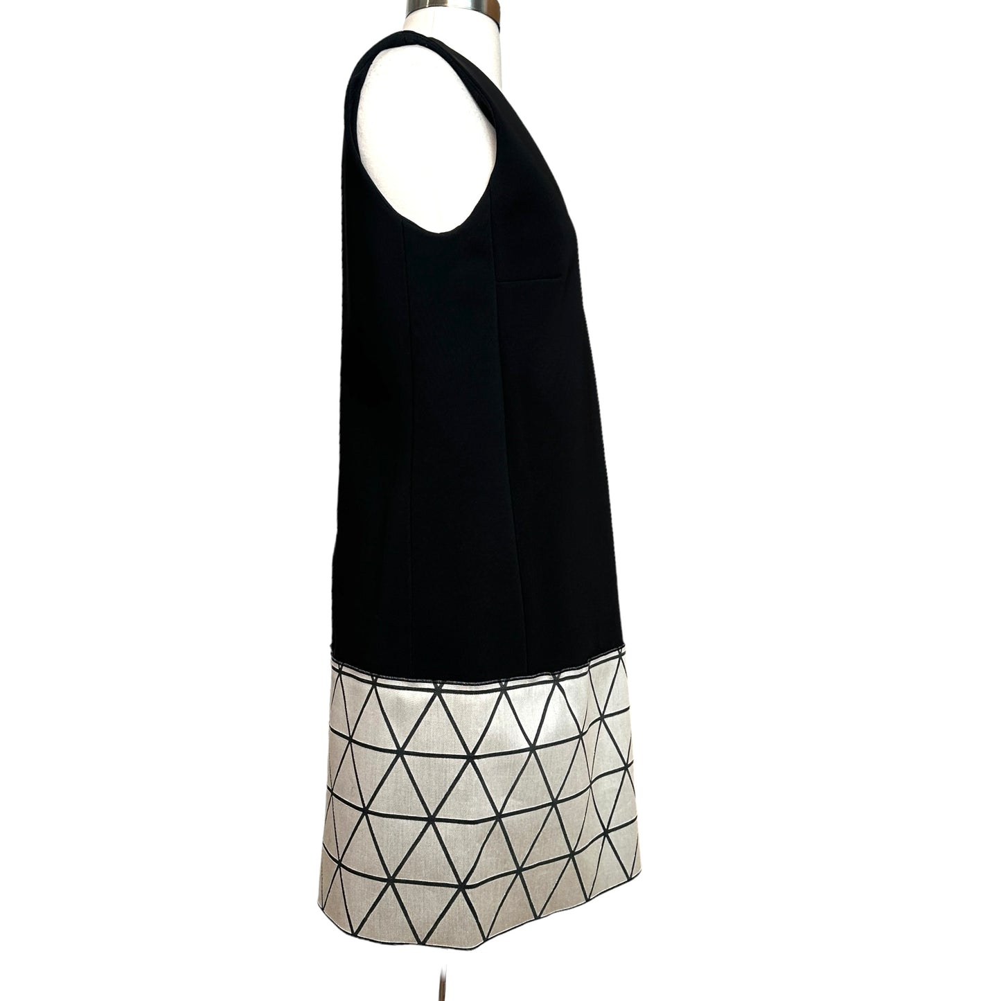 Black Printed Dress - 6