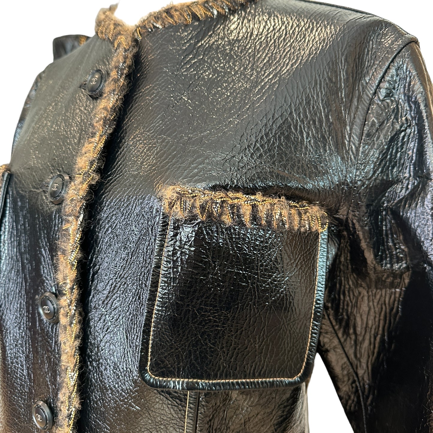 Reversible Leather Jacket - L