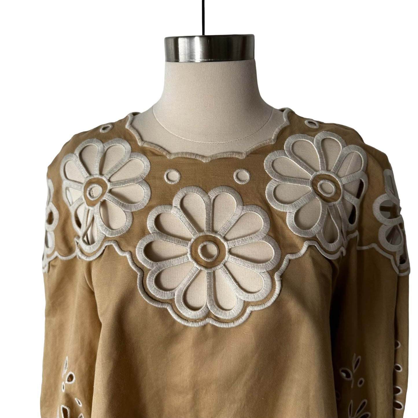 Floral Cutout Blouse - XL
