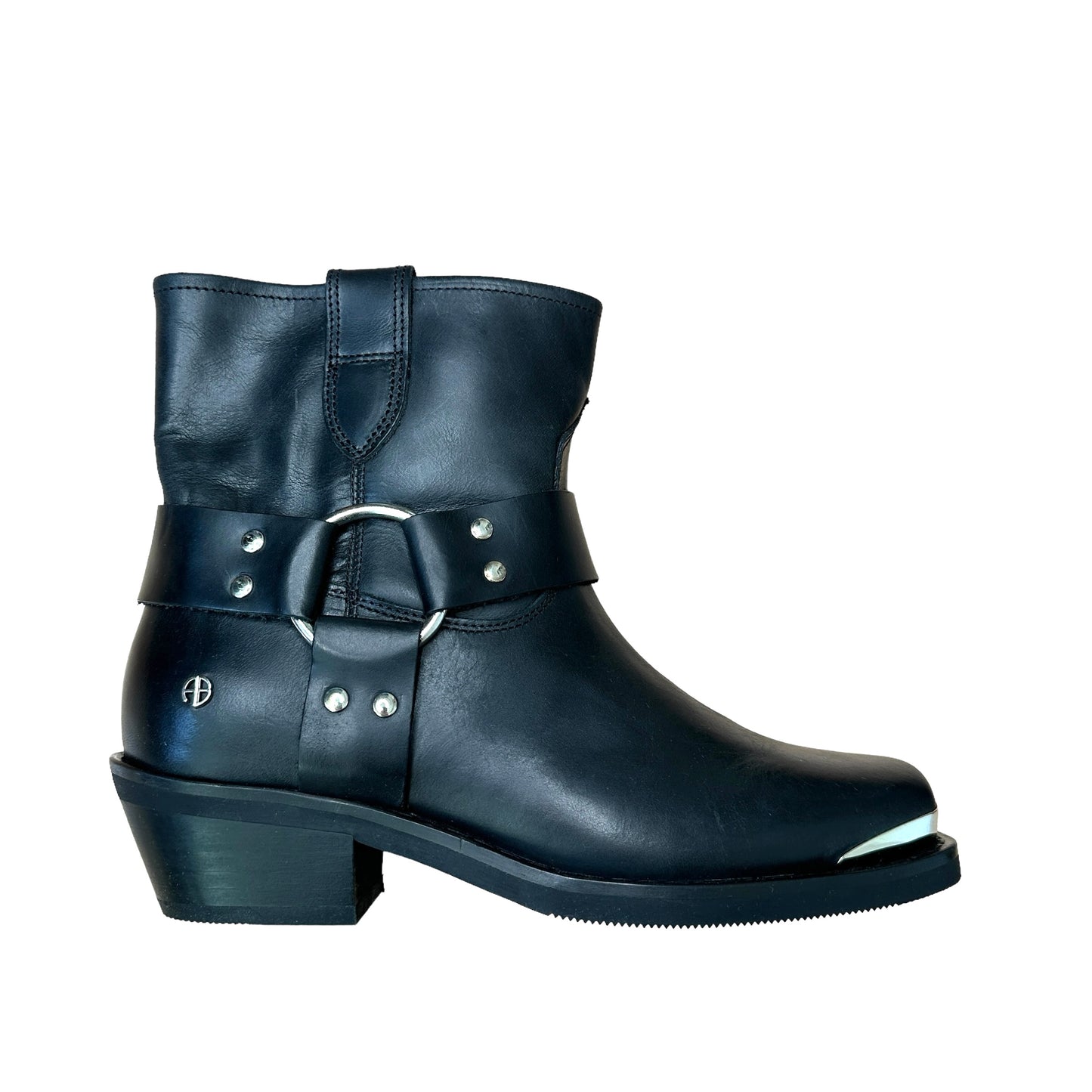 Black Moto Boots - 7