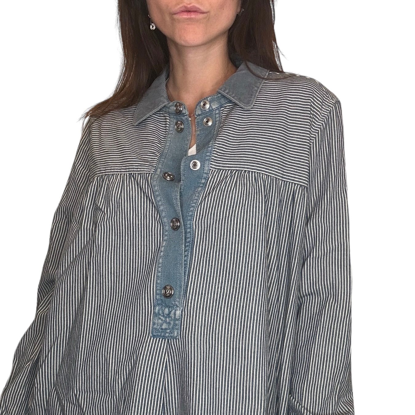 Oversized Denim Shirt - M