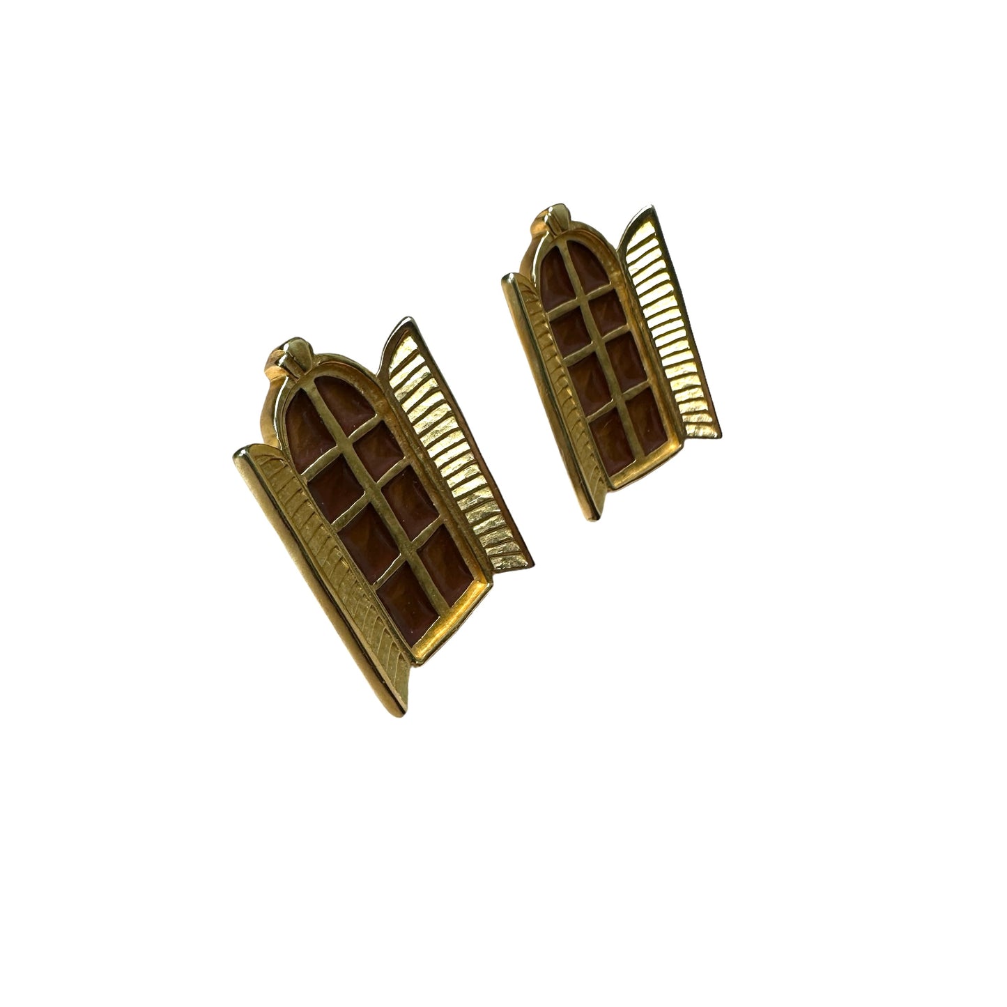 French Window Vintage Earrings